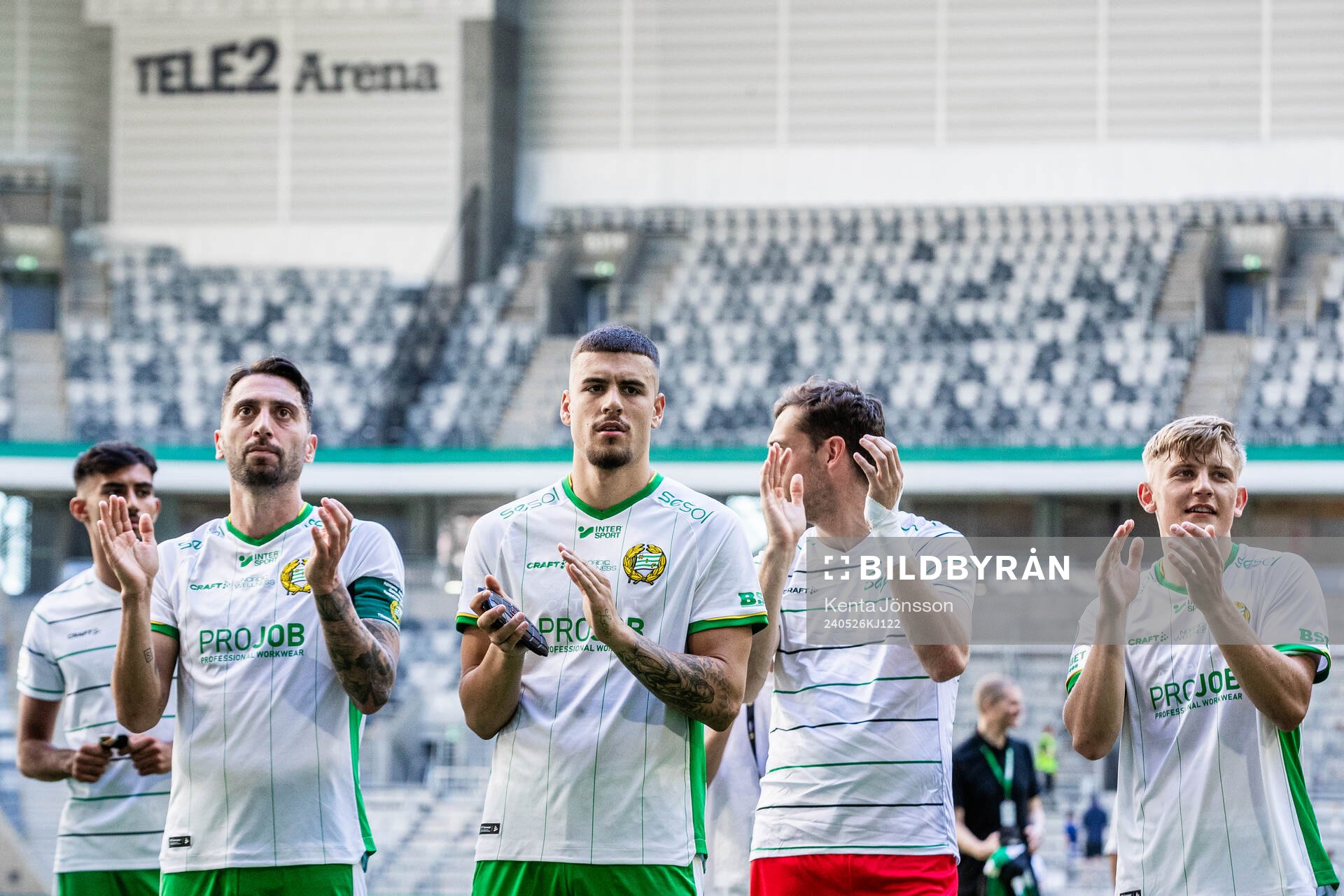 Hammarbys Nahir Besara, Edvin Kurtulus och Dennis Collander
