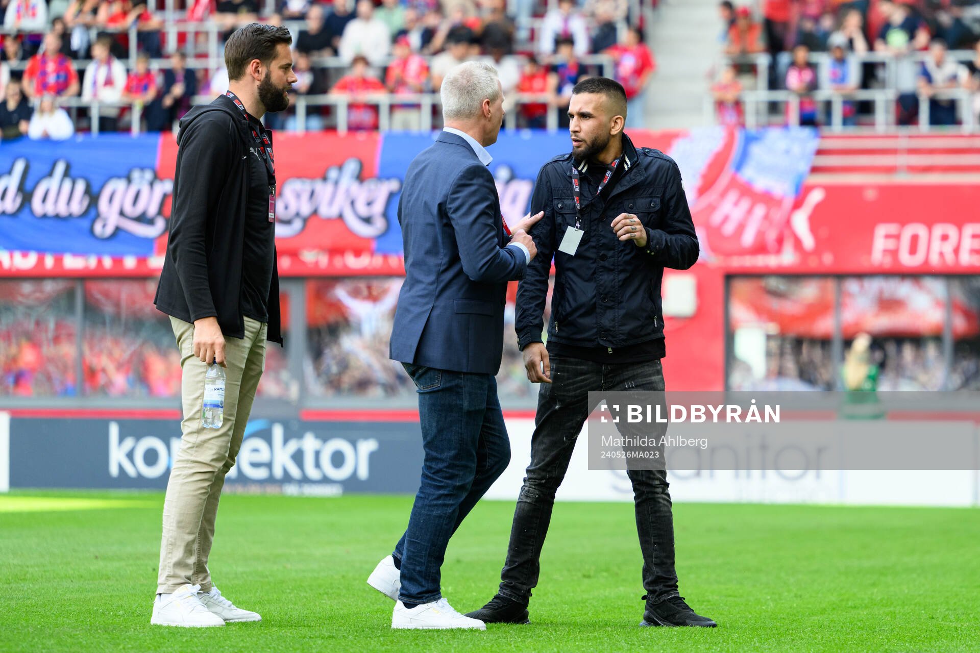 Helsingborgs sportchef Mikael Dahlberg, ordförande Fredrik