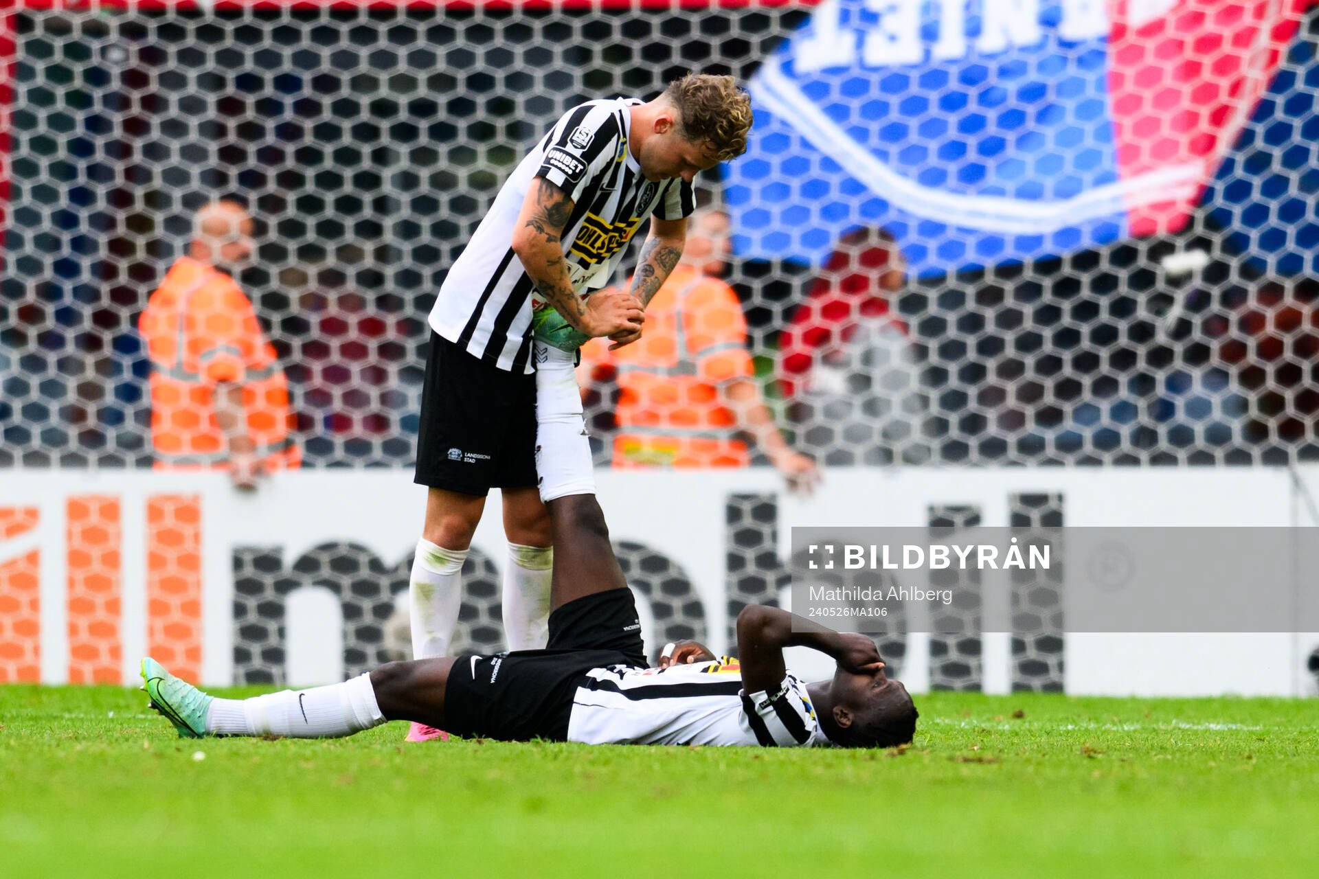 Landskronas Frederik Ihler och Kofi Asare