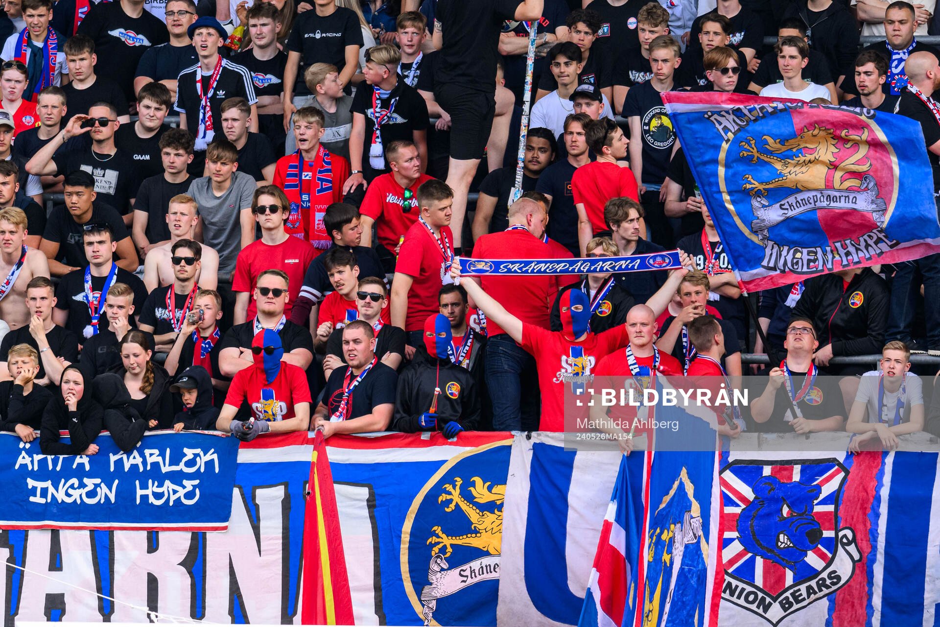 under fotbollsmatchen i Superettan mellan Helsingborg och