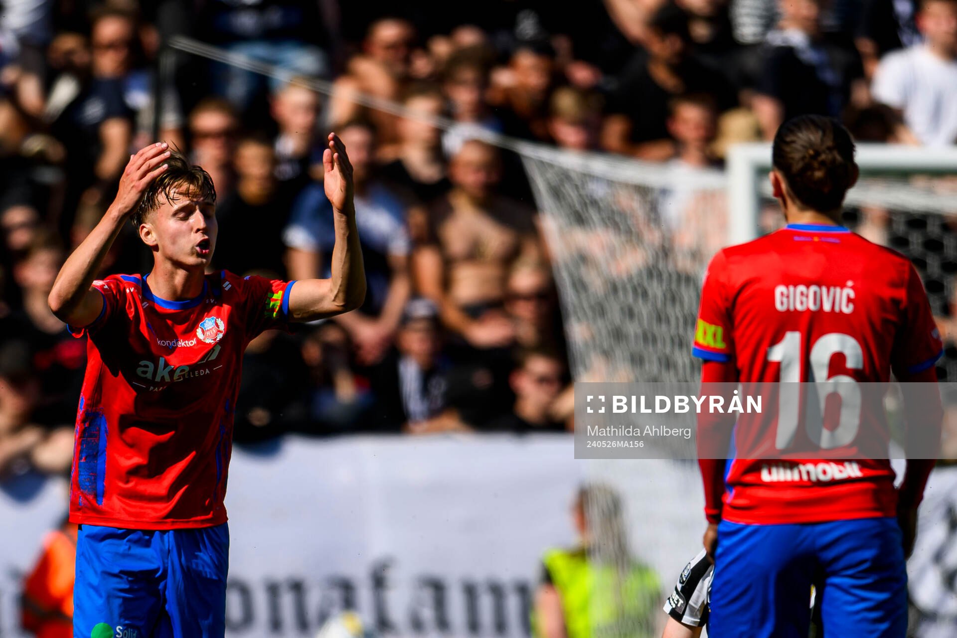 Helsingborgs Lukas Kjellnäs deppar