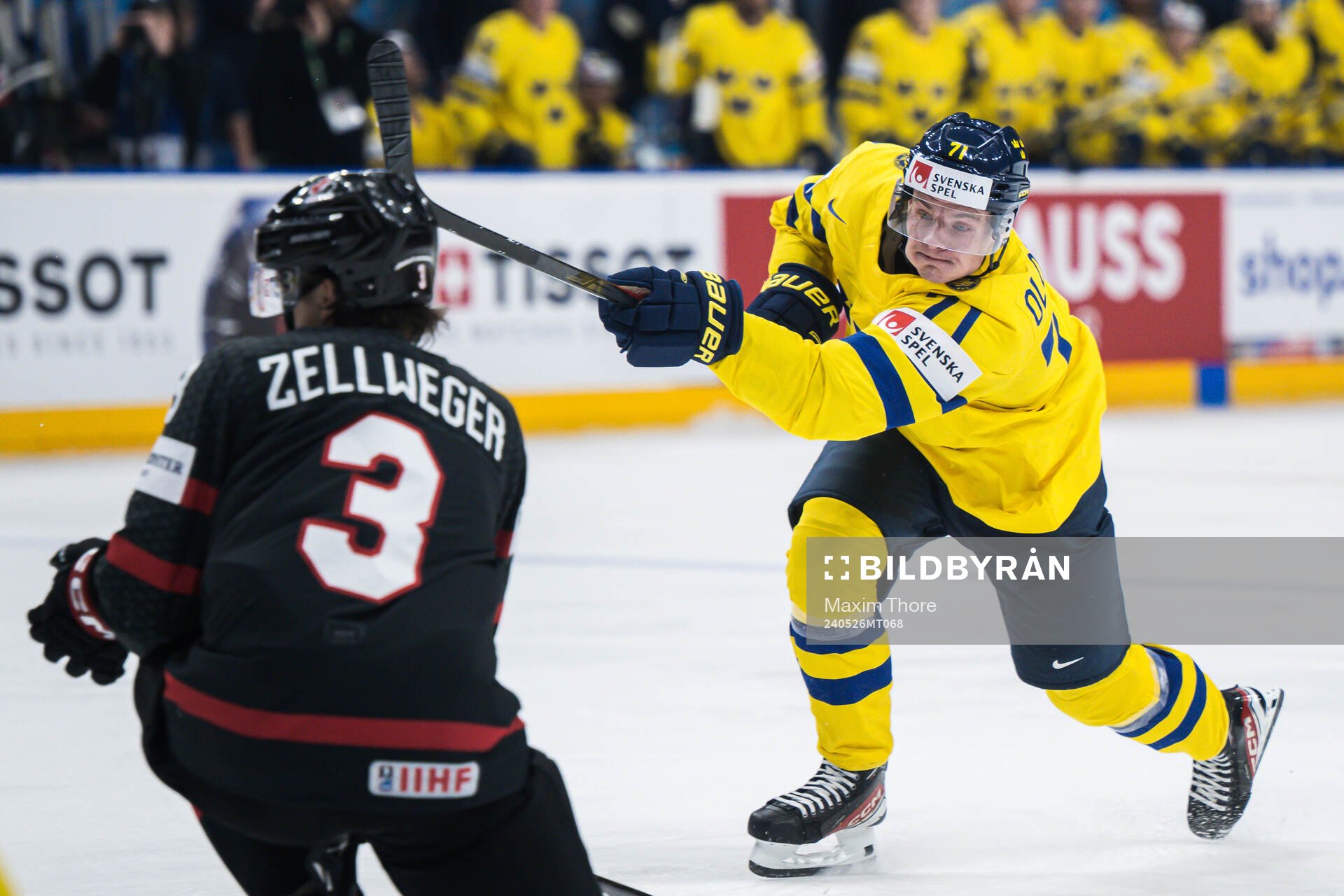 Victor Olofsson of Sweden