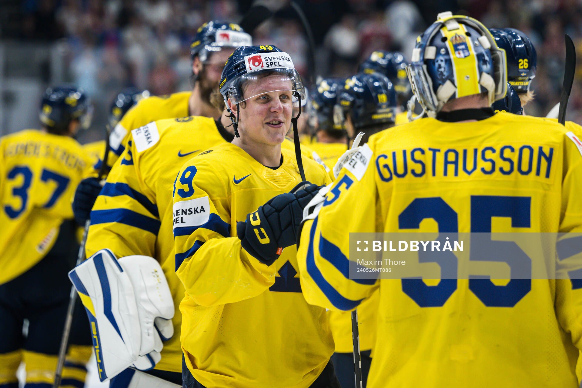 Fabian Zetterlund of Sweden celebrates