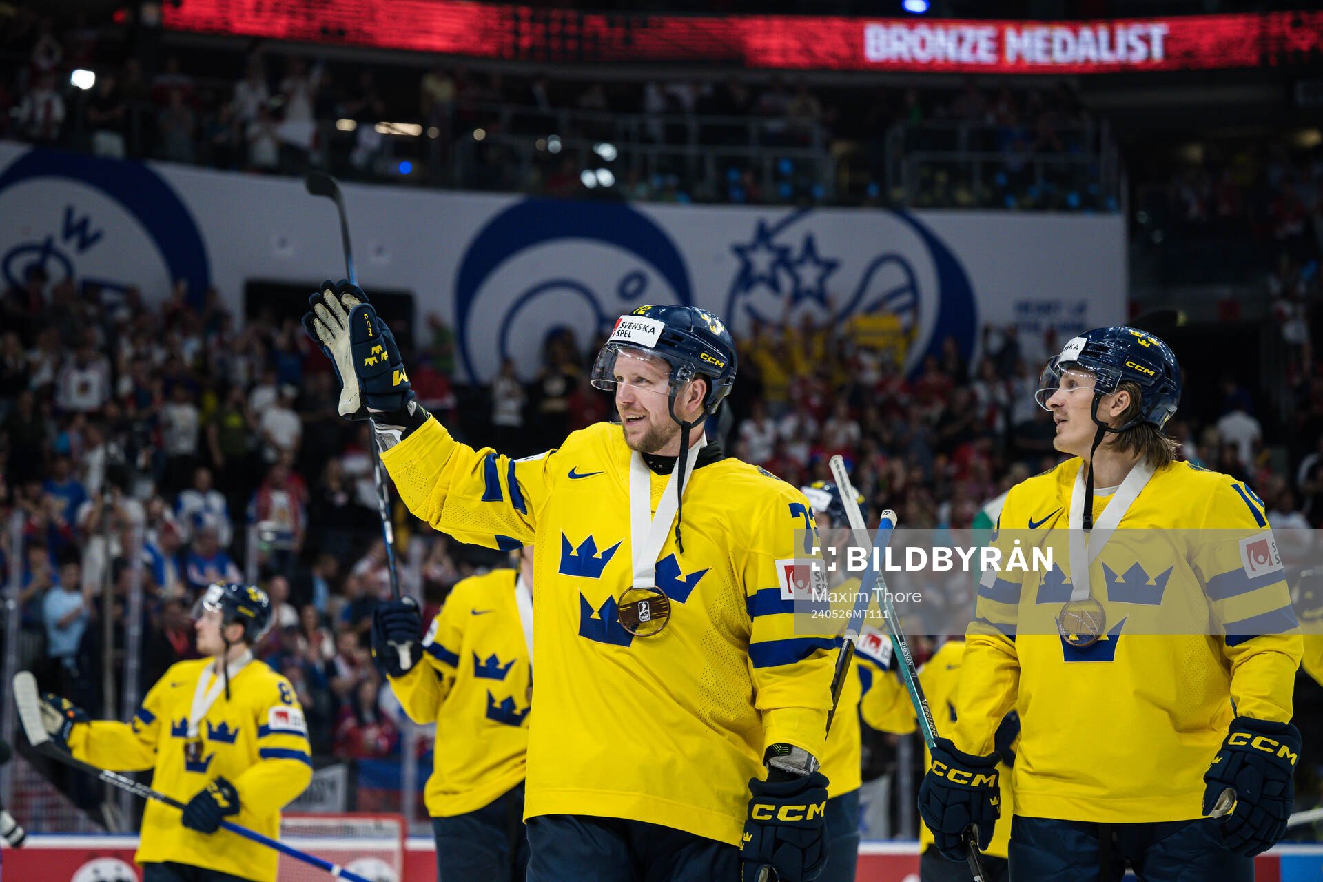 Tim Heed of Sweden celebrates