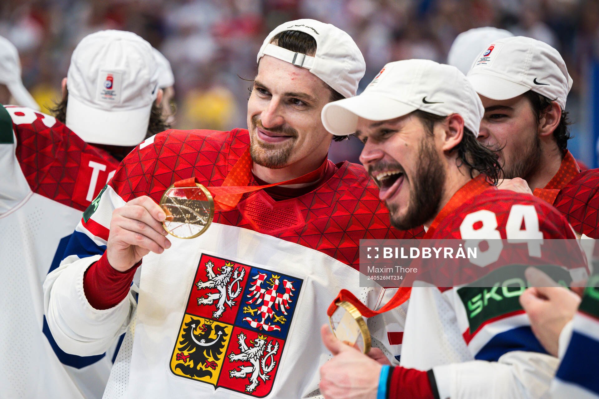 Daniel Vozenilek and Tomas Kundratek of Czech Republic