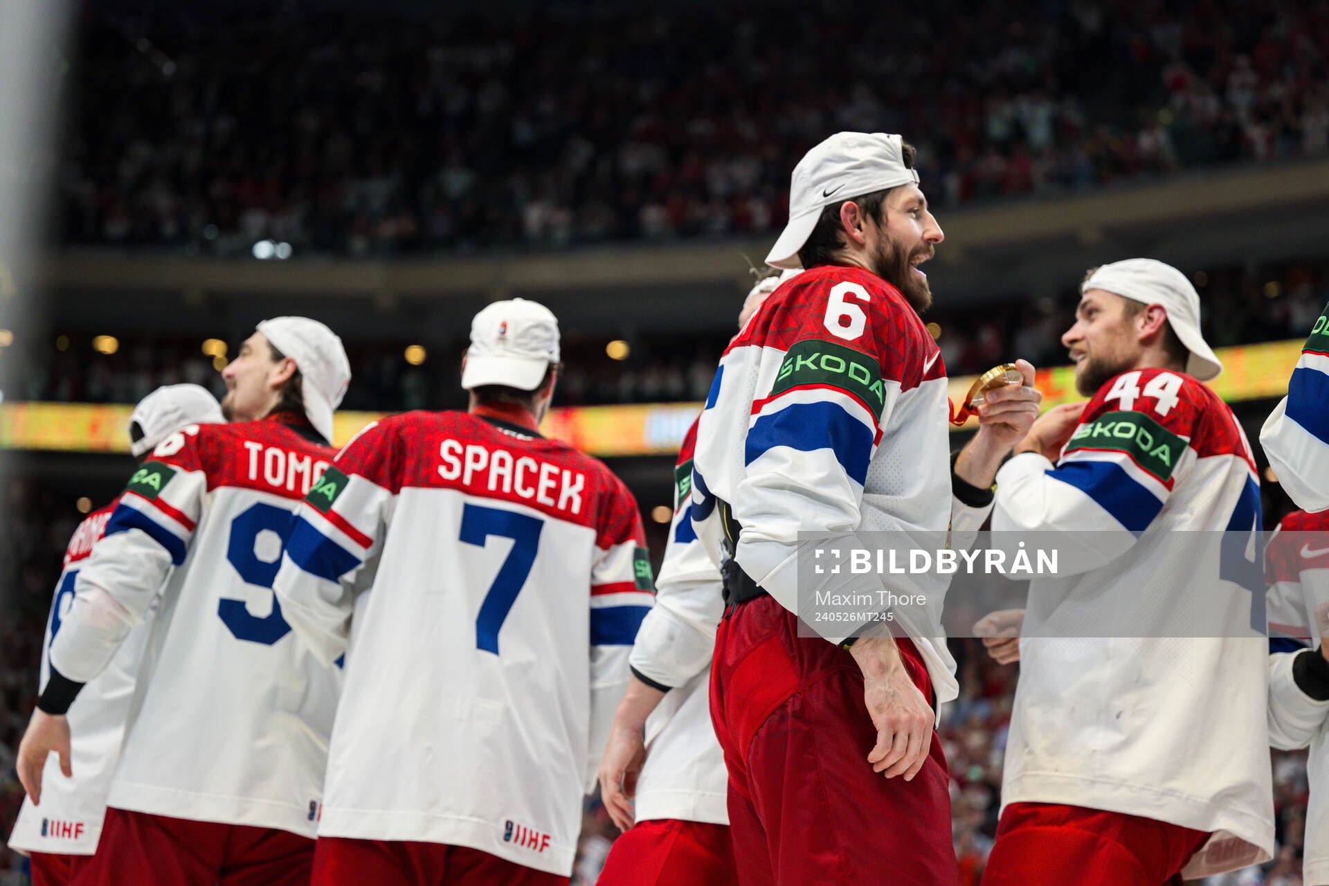 Michal Kempny of Czech Republic celebrates