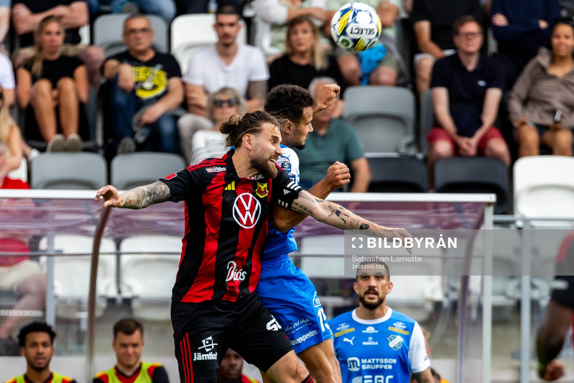 Östersunds Ali Suljic och IK Oddevolds Assad Al Hamlawi