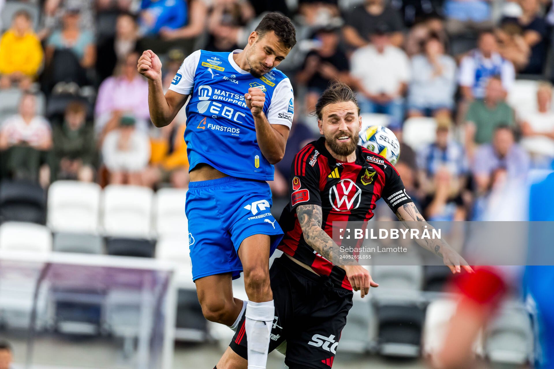 IK Oddevolds Assad Al Hamlawi och Östersunds Ali Suljic