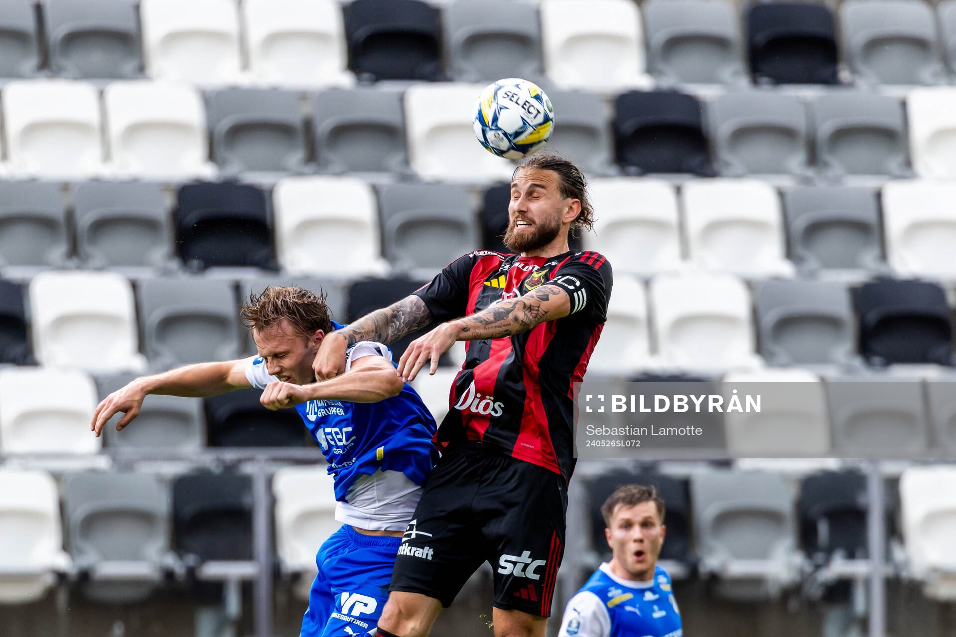 IK Oddevolds Gabriel Sandberg och Östersunds Ali Suljic