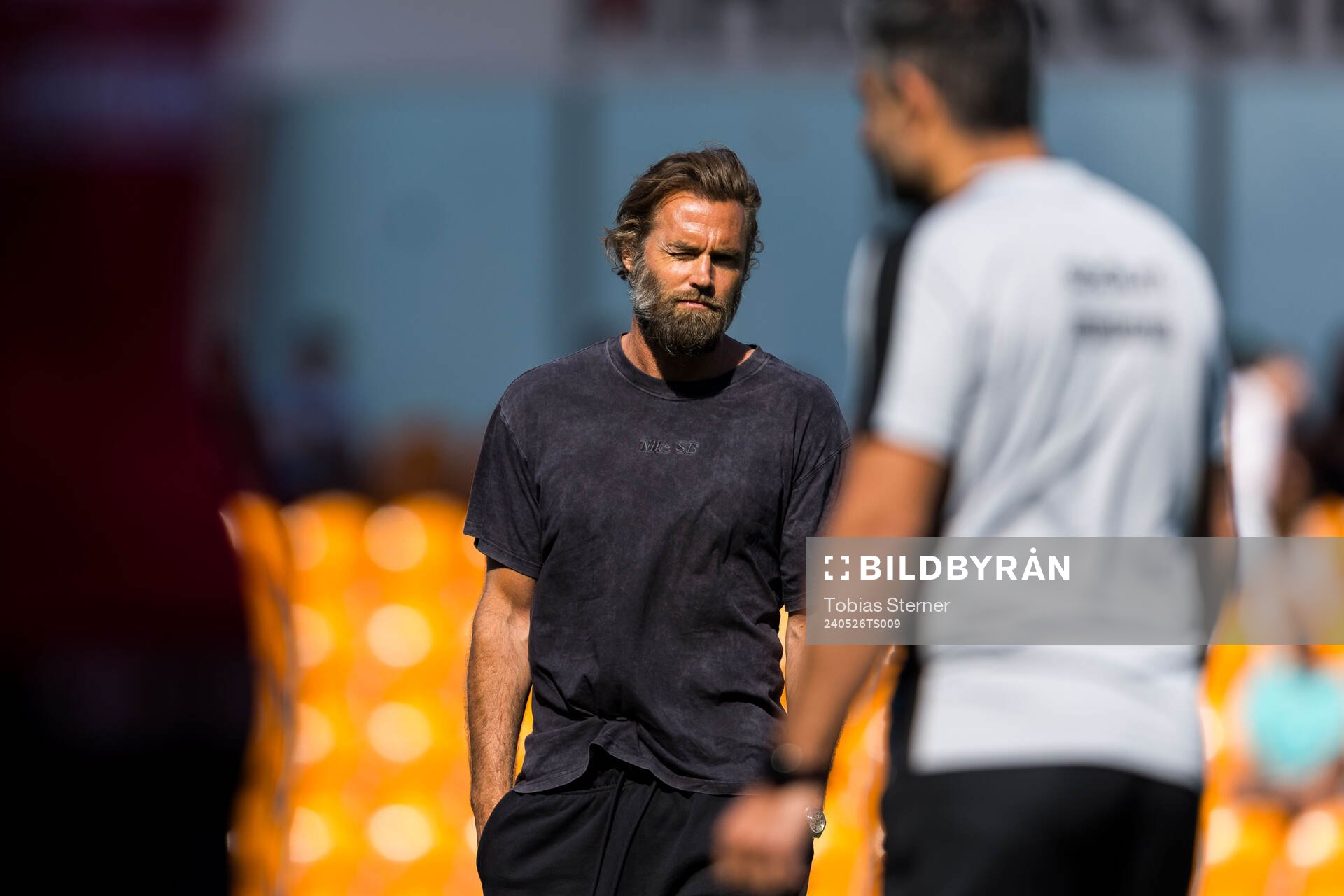 Brommapojkarnas tränare Olof Mellberg