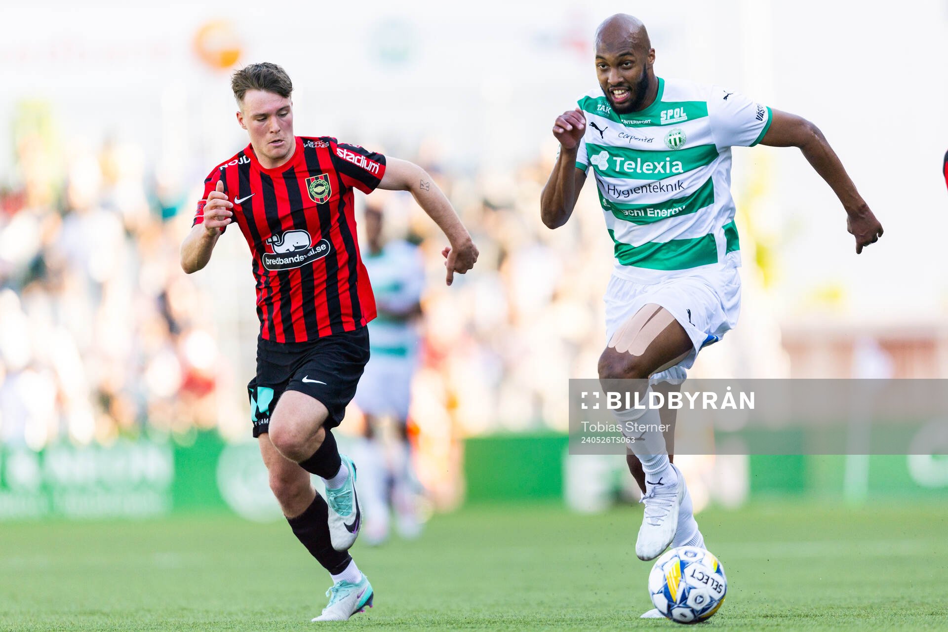 Brommapojkarnas Kaare Brøckner Barslund och Västerås