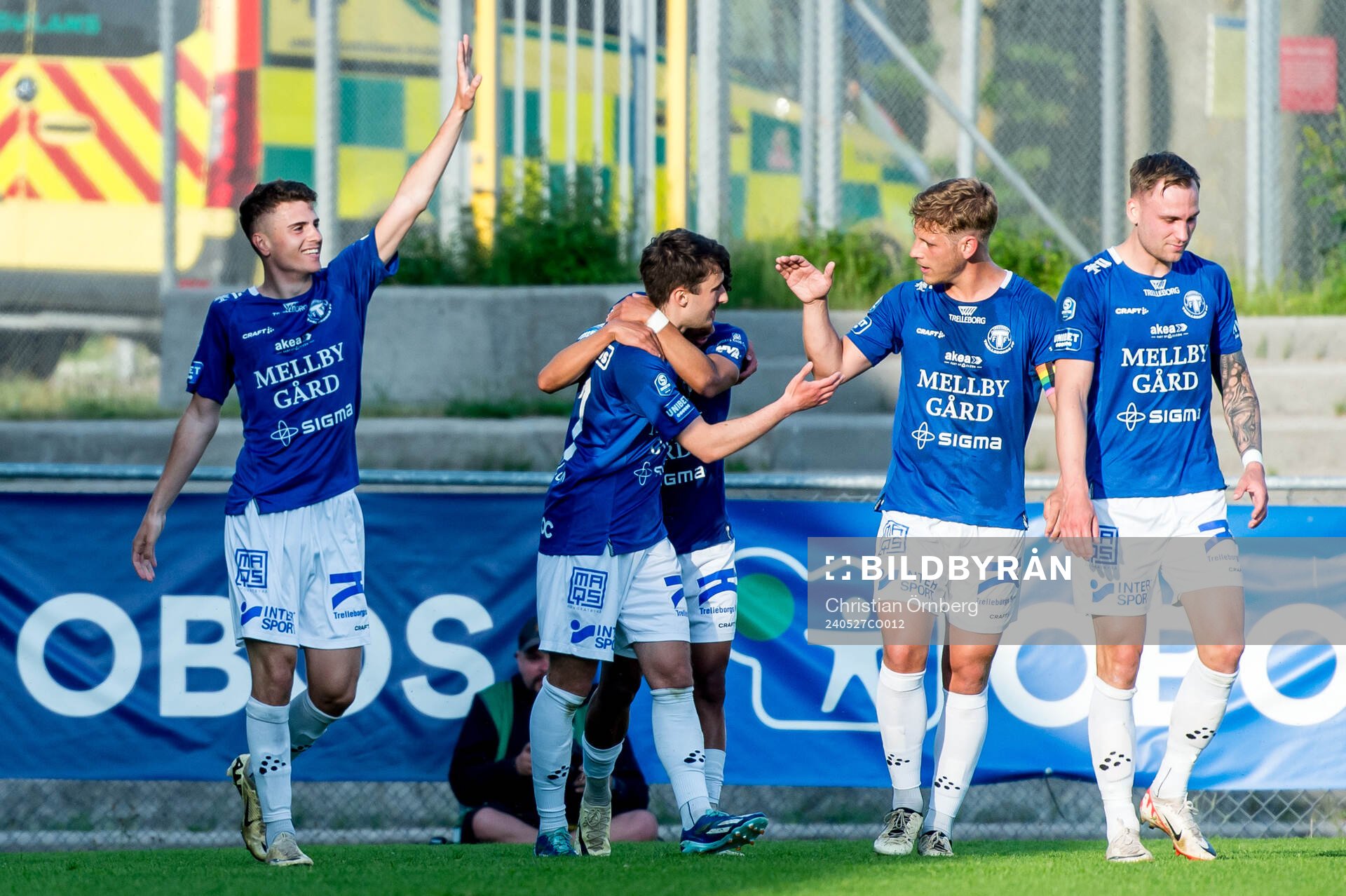 Trelleborgs Eren Alievski jublar