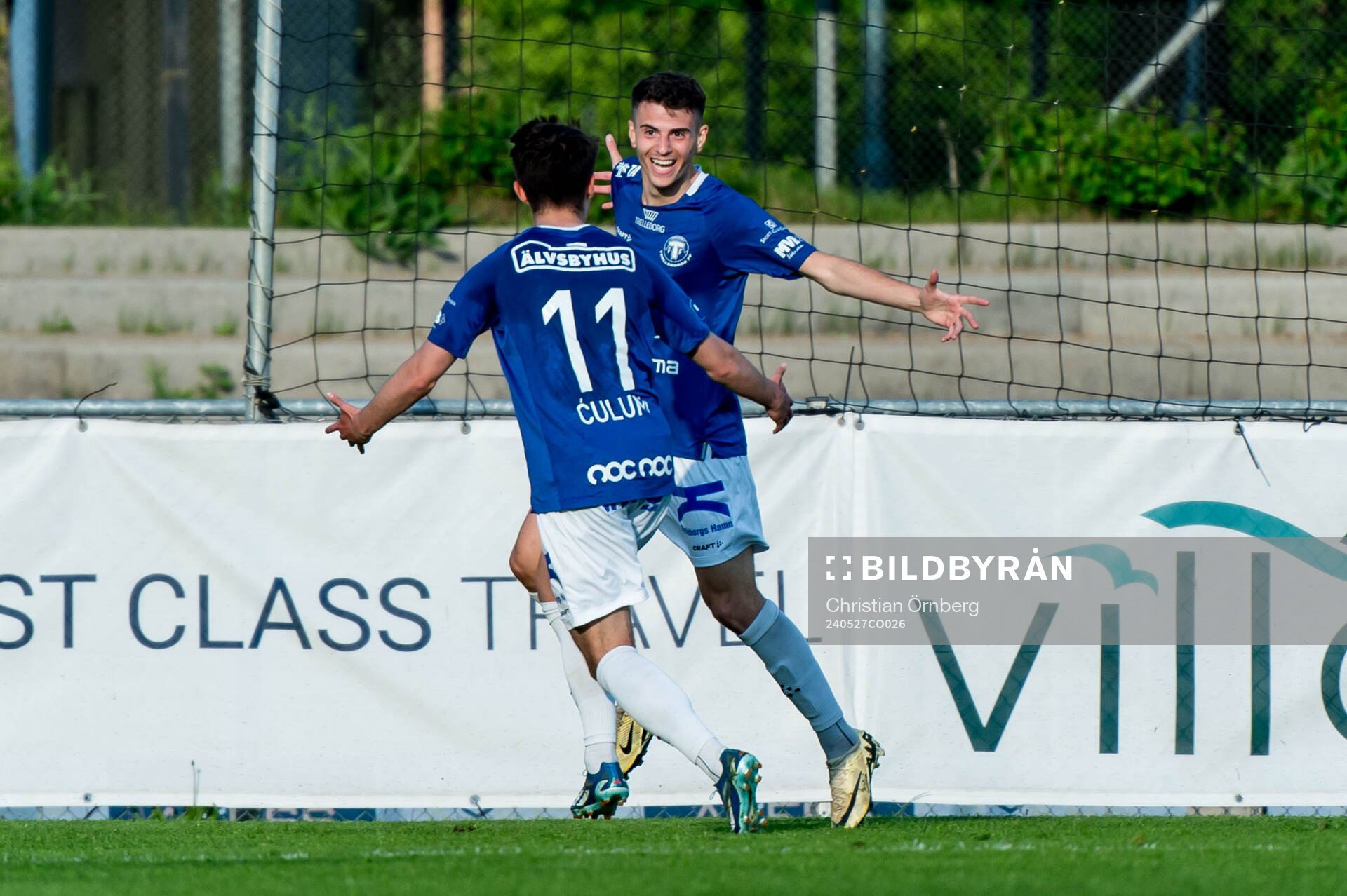 Trelleborgs Eren Alievski jublar