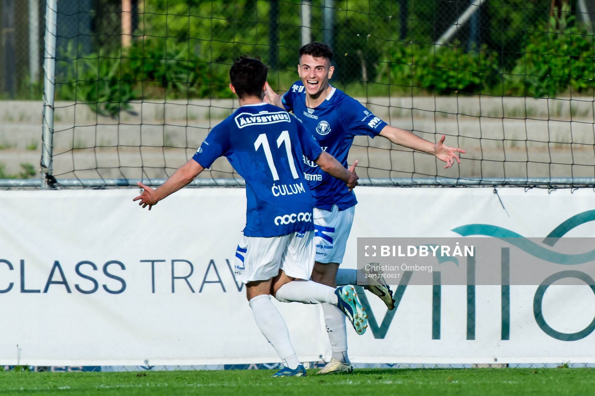 Trelleborgs Eren Alievski jublar