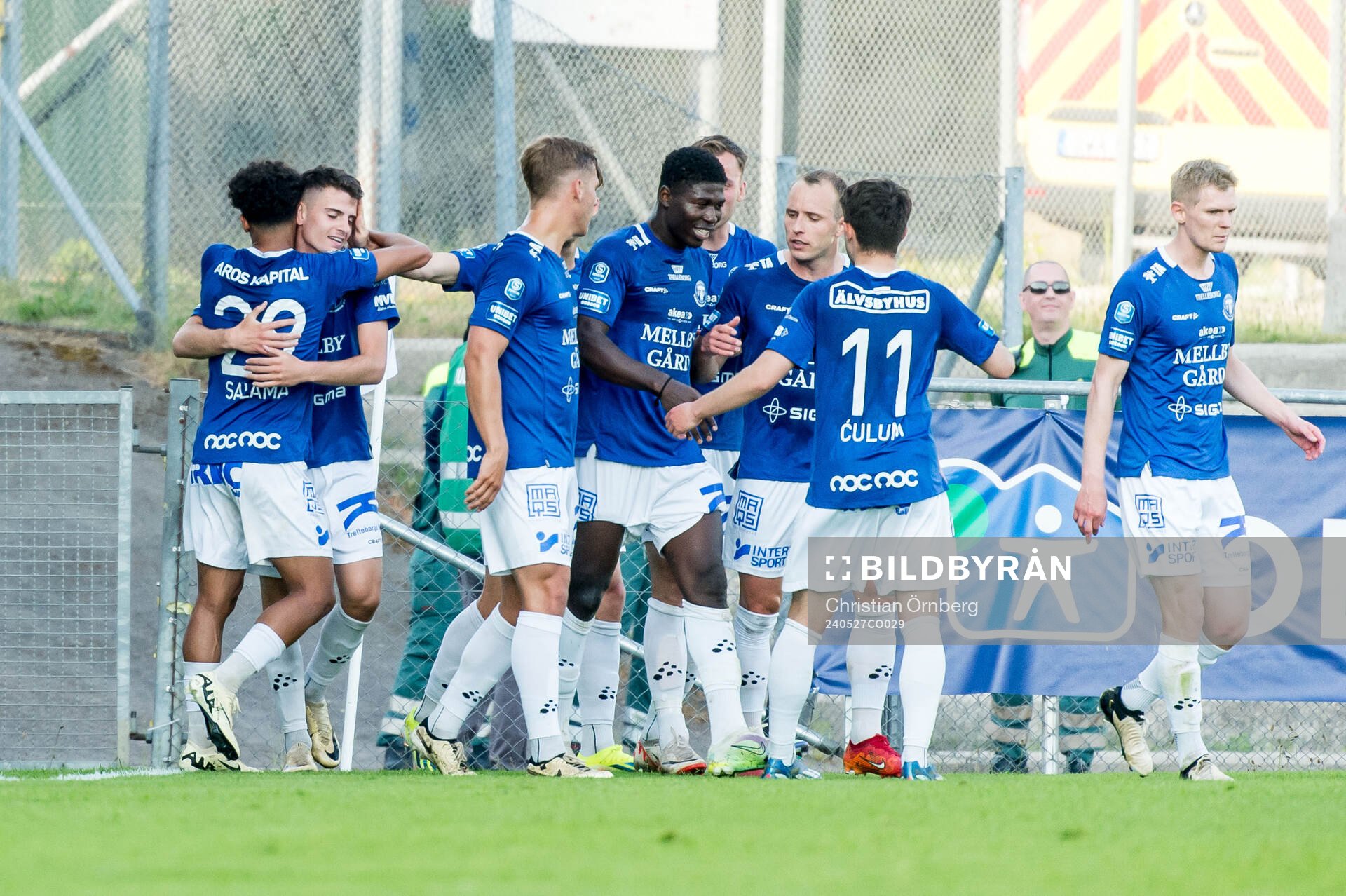 Trelleborgs Eren Alievski jublar