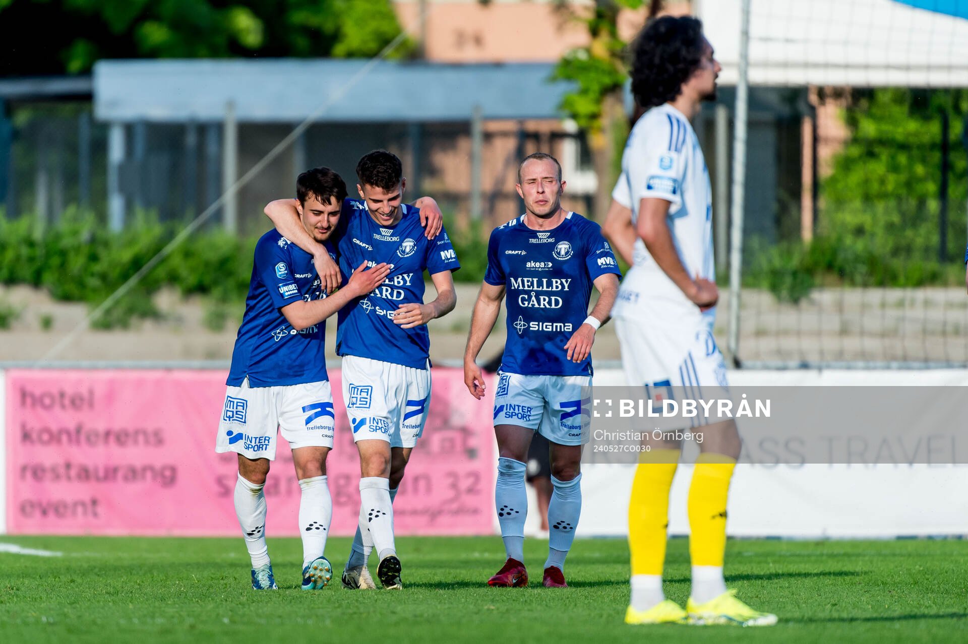 Trelleborgs Eren Alievski jublar