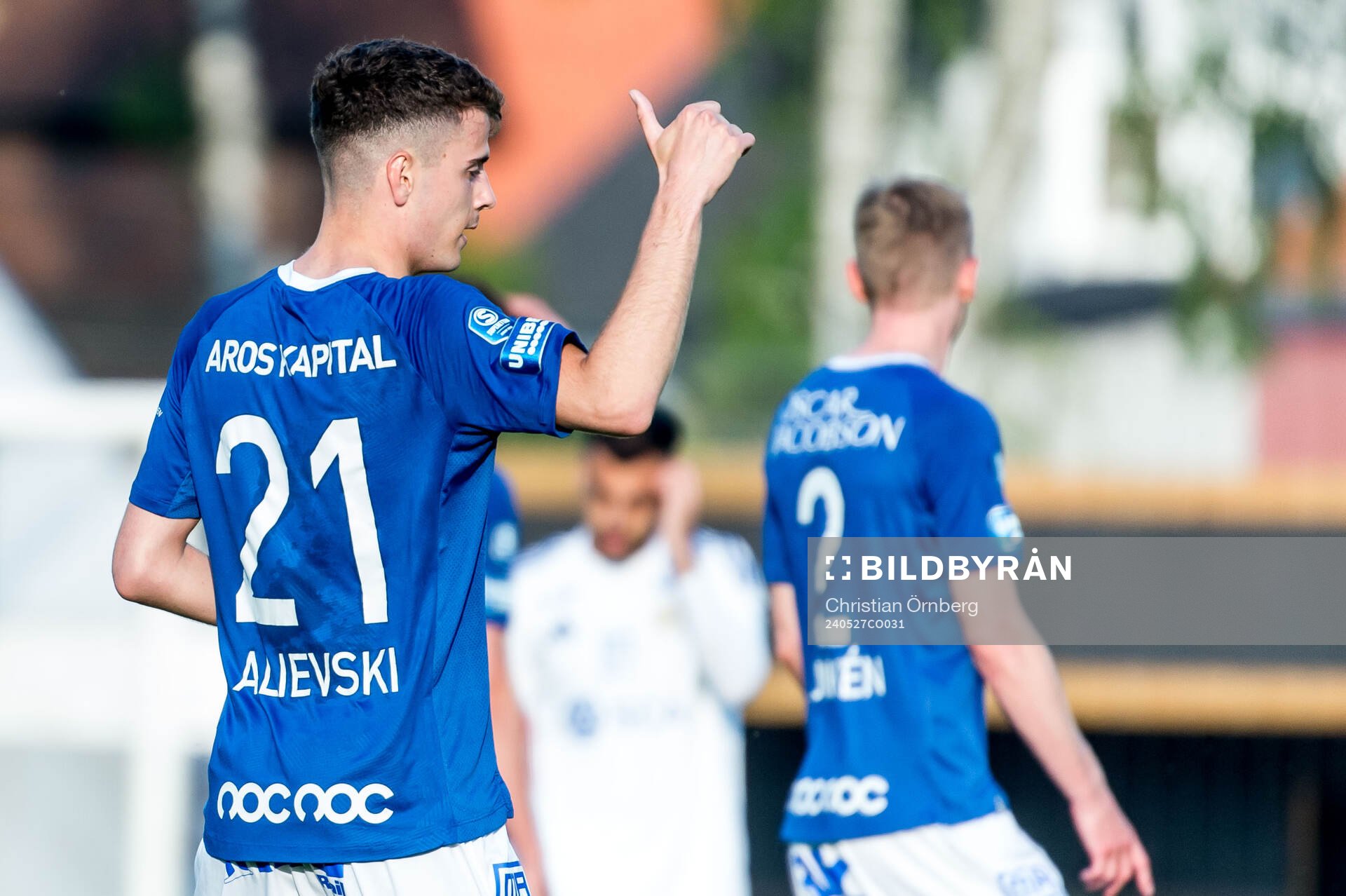 Trelleborgs Eren Alievski jublar