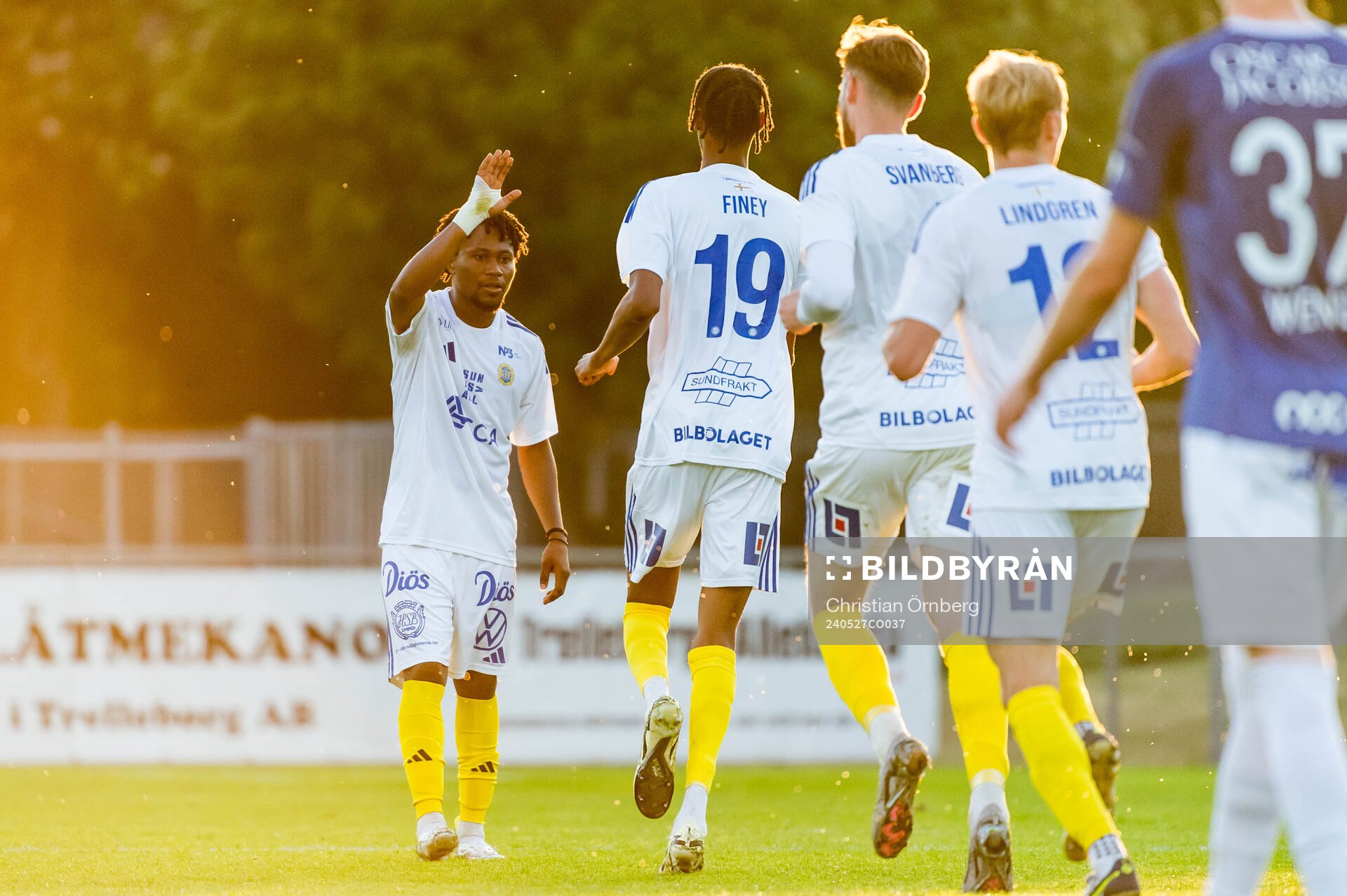 GIF Sundsvalls spelare jublar