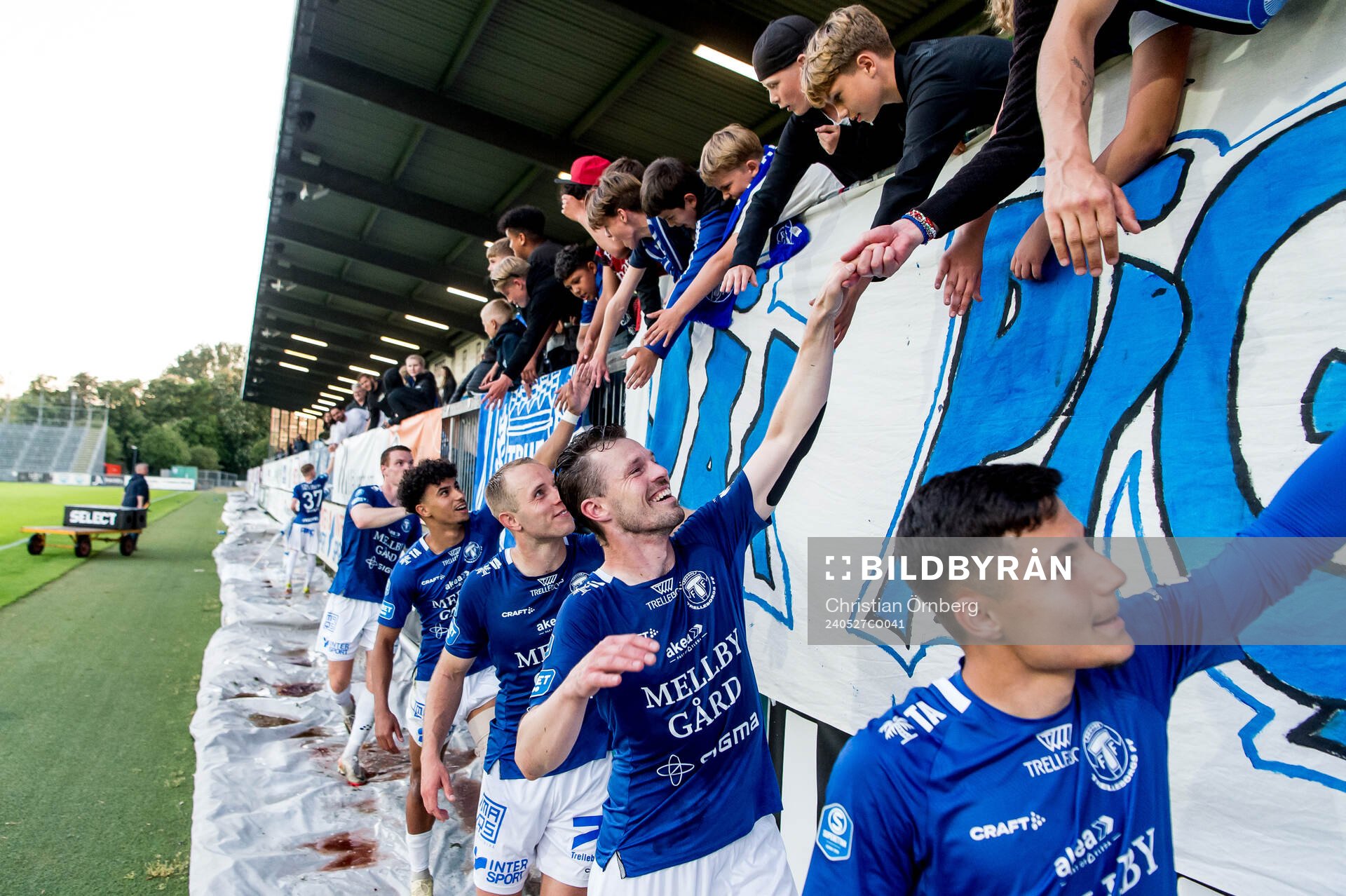 Trelleborgs Nicolas Mortensen jublar