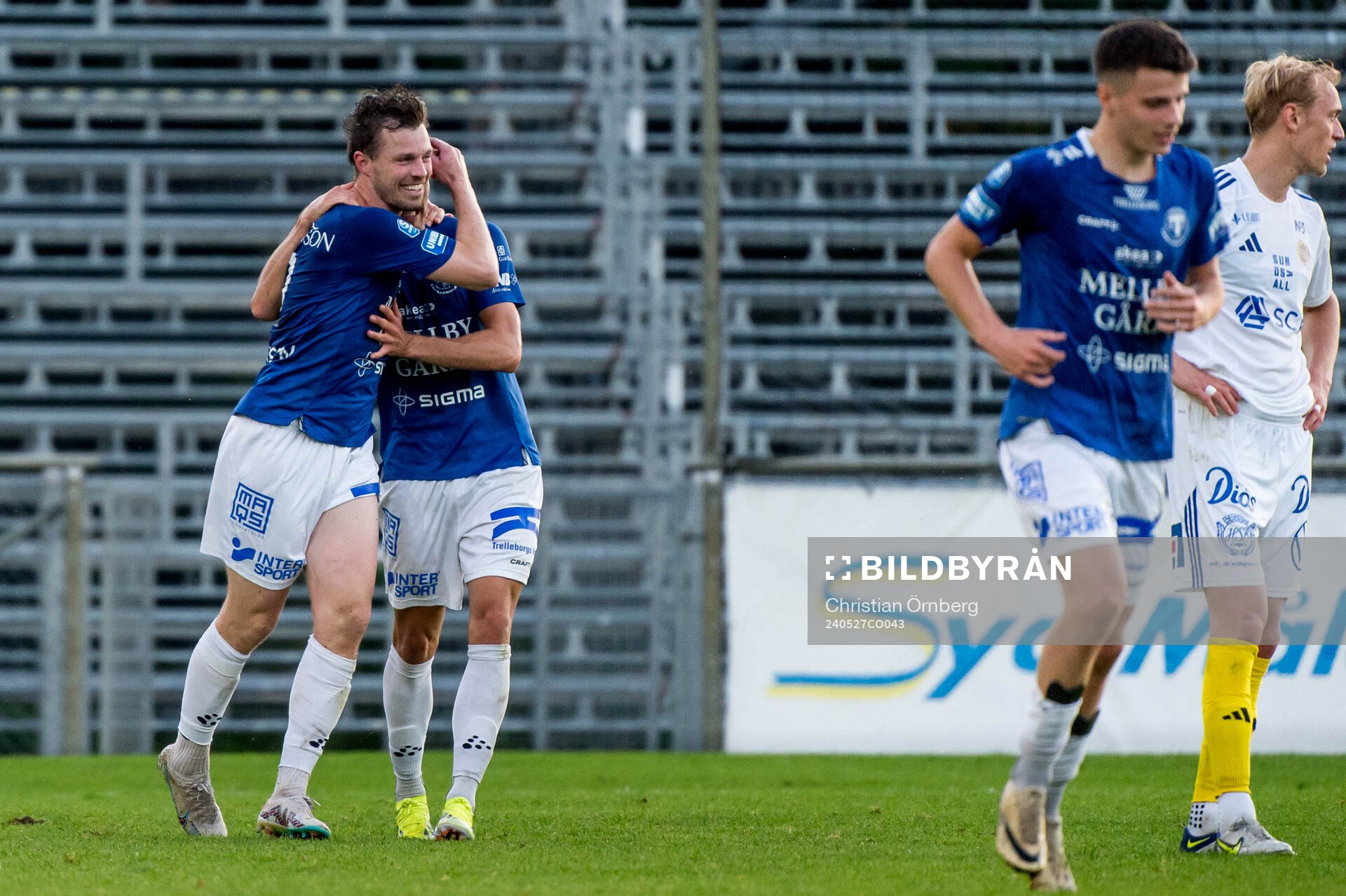 Trelleborgs Nicolas Mortensen jublar