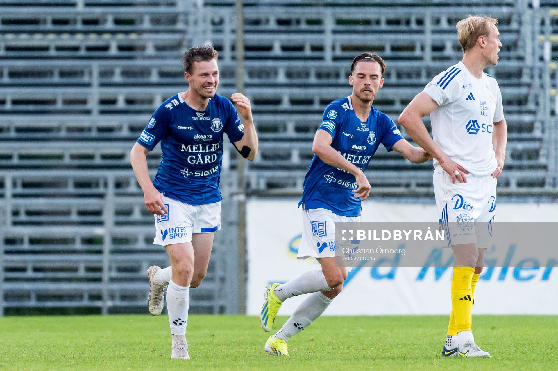 Trelleborgs Nicolas Mortensen jublar