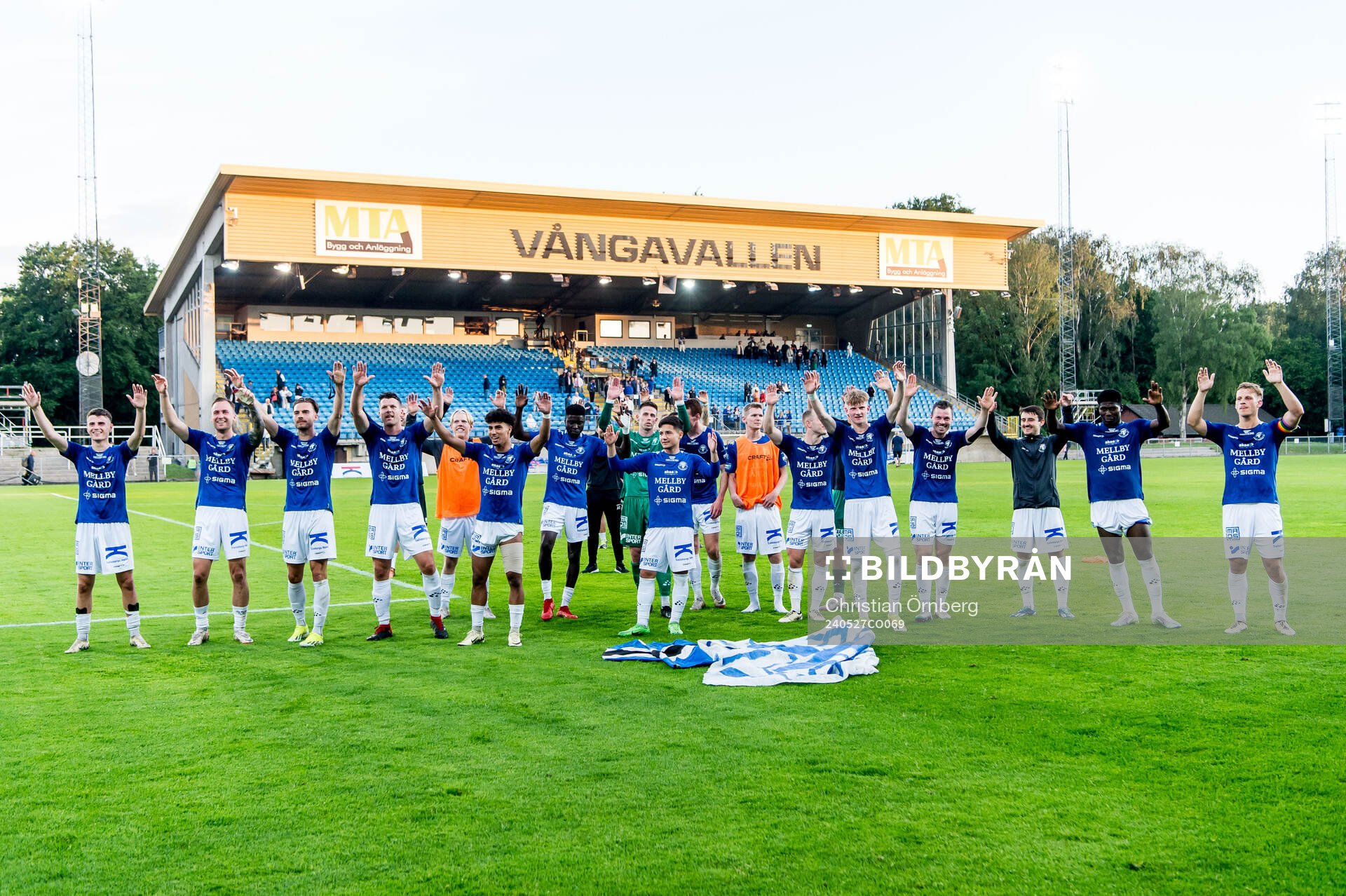 Trelleborgs spelare jublar