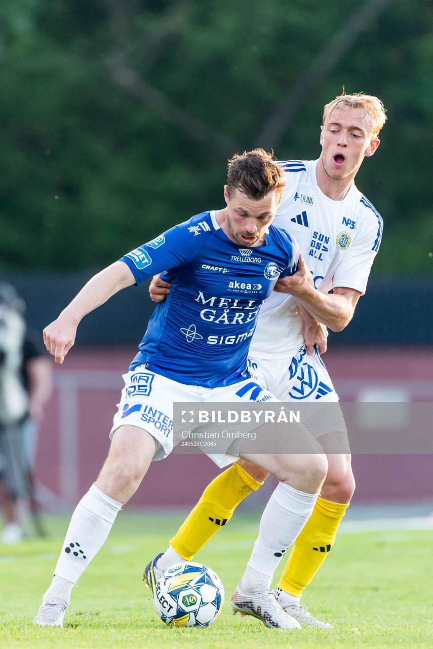 Trelleborgs Nicolas Mortensen och GIF Sundsvalls Pontus