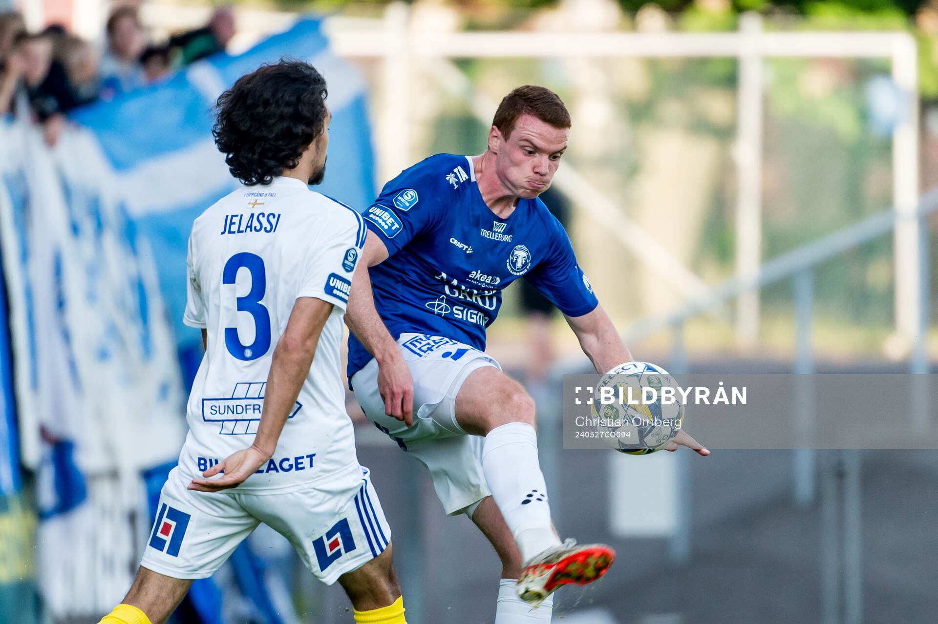 Trelleborgs Zander Hyltoft och GIF Sundsvalls Monir Jelassi