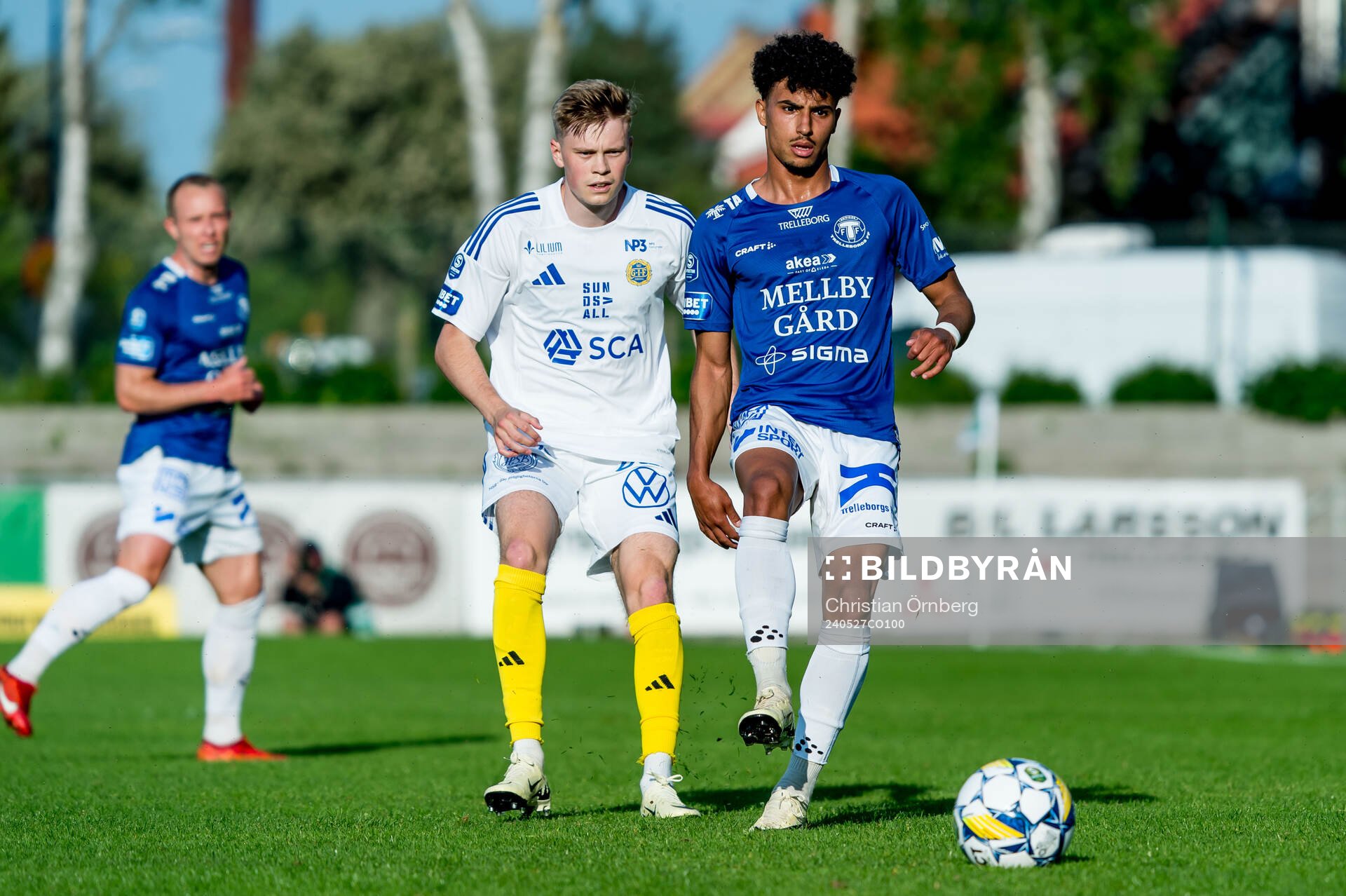 GIF Sundsvalls Gustav Nordh och Trelleborgs Othmane Salama