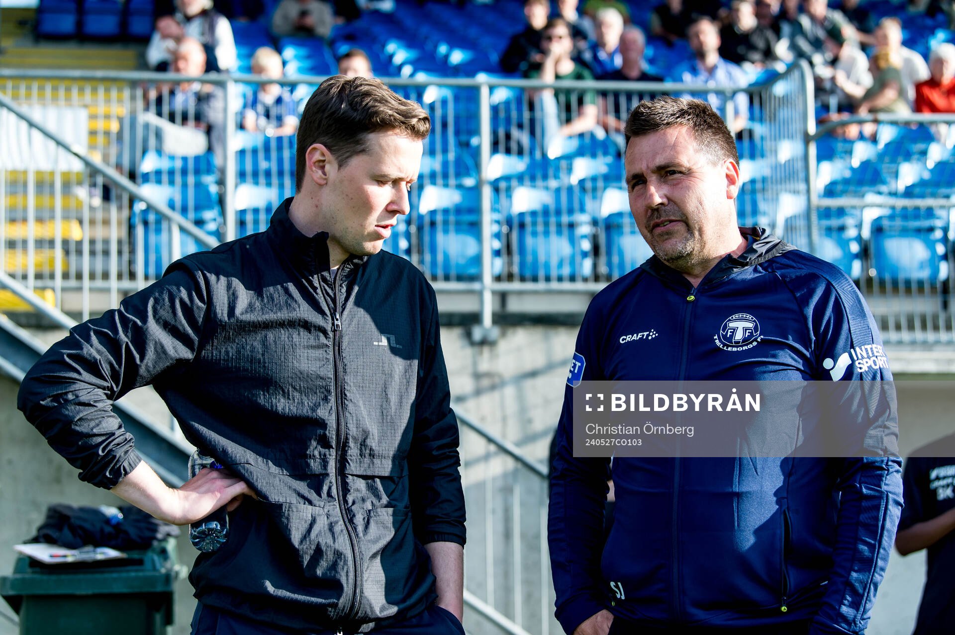 GIF Sundsvalls tränare Douglas Jakobsen och Trelleborgs