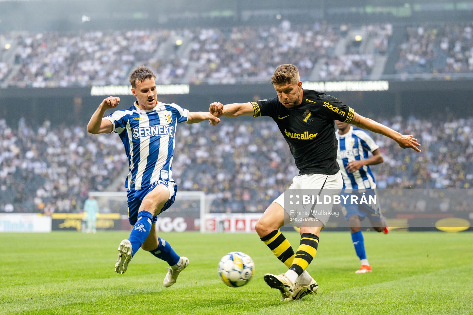 IFK Göteborgs Lucas Kåhed och AIKs Anton Salétros