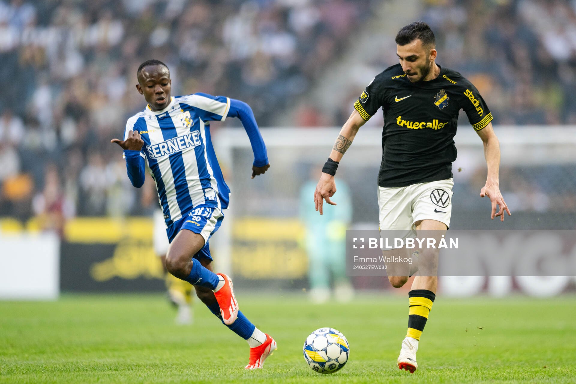 IFK Göteborgs Malick Junior Yalcouye och AIKs Ioannis
