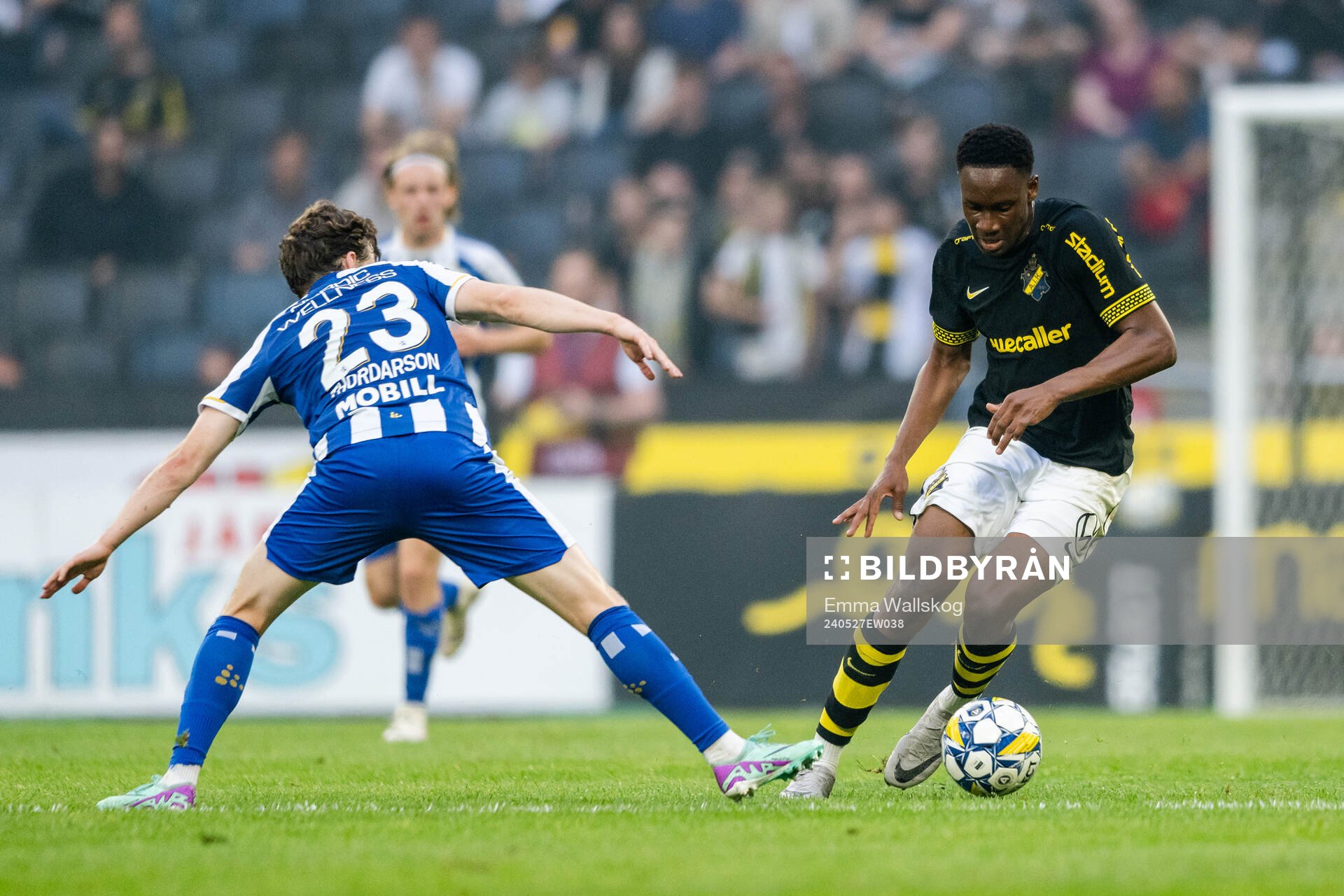 IFK Göteborgs Kolbeinn Thordarson och AIKs Mouhamed Lamine