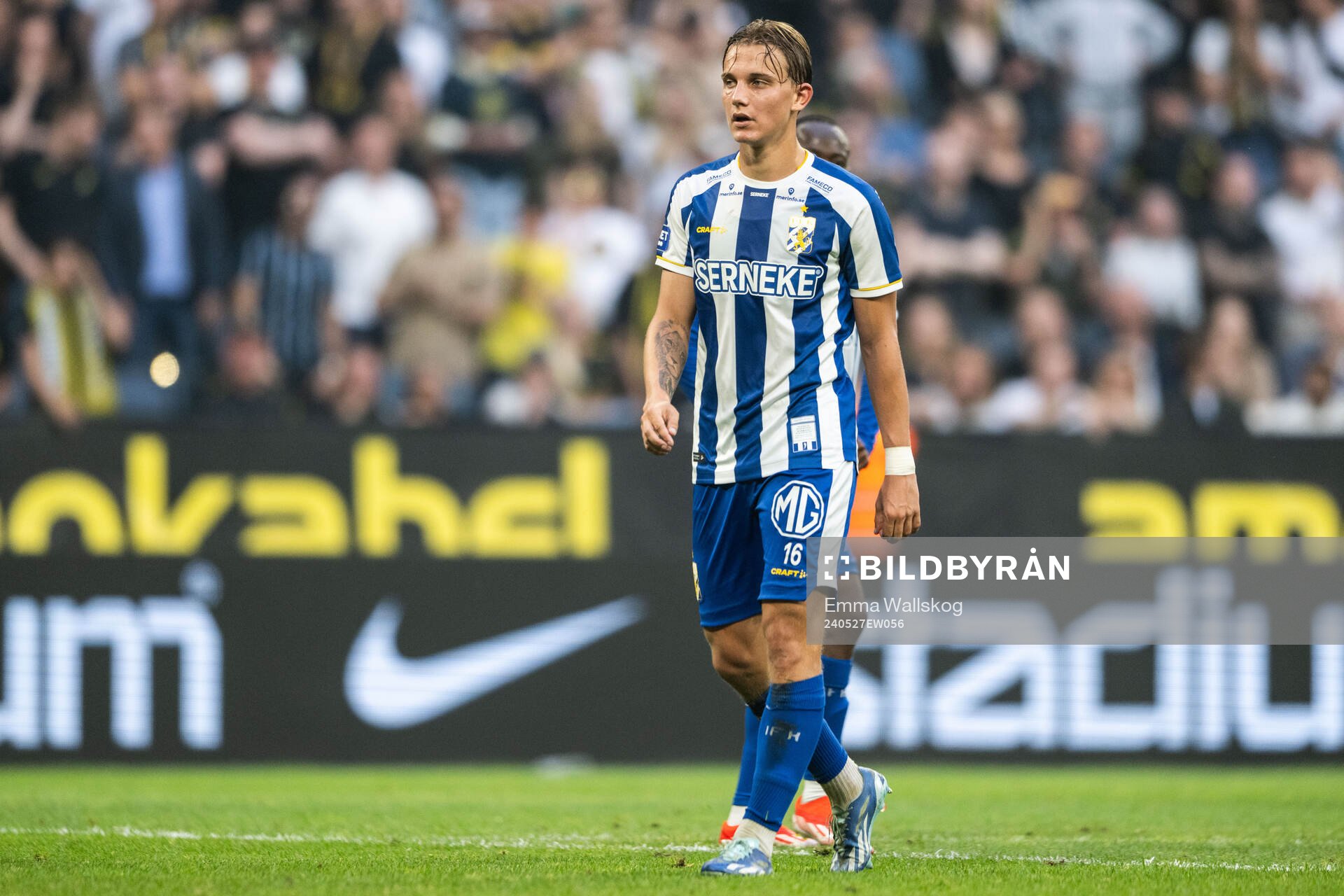 IFK Göteborgs Linus Carlstrand deppar