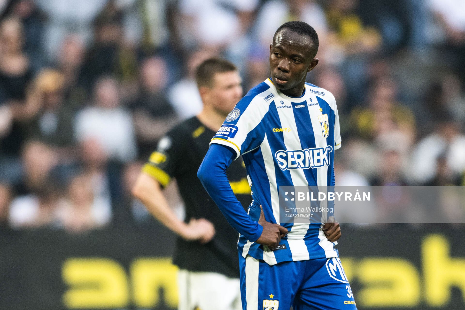 IFK Göteborgs Malick Junior Yalcouye deppar