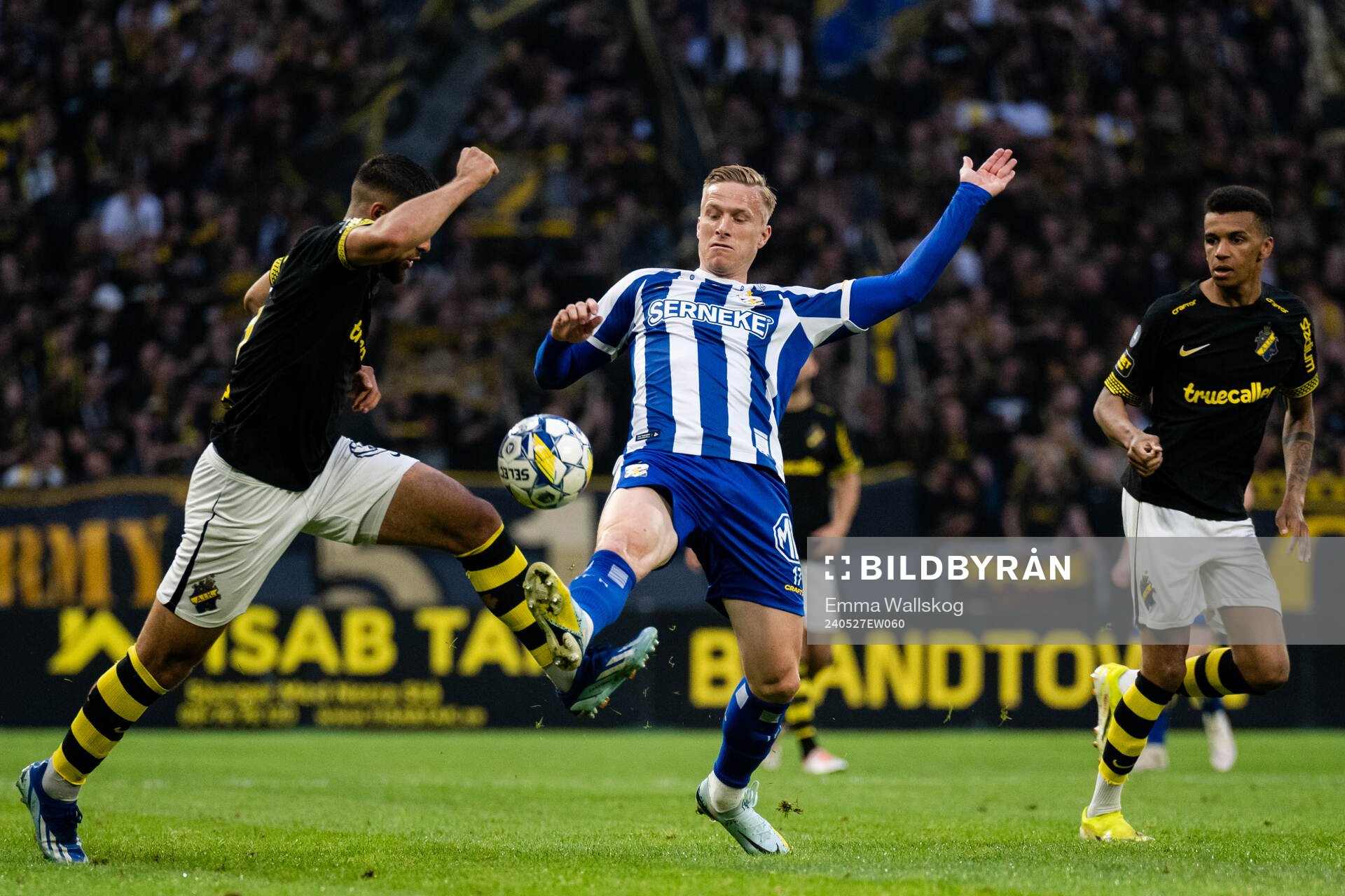 AIKs Omar Faraj och IFK Göteborgs Oscar Wendt