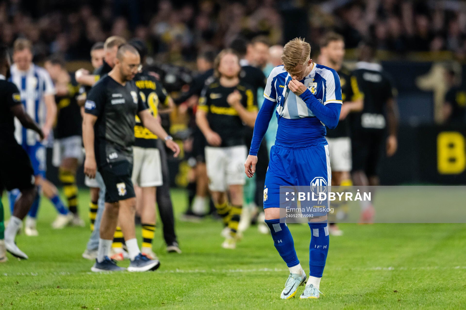 IFK Göteborgs Oscar Wendt deppar