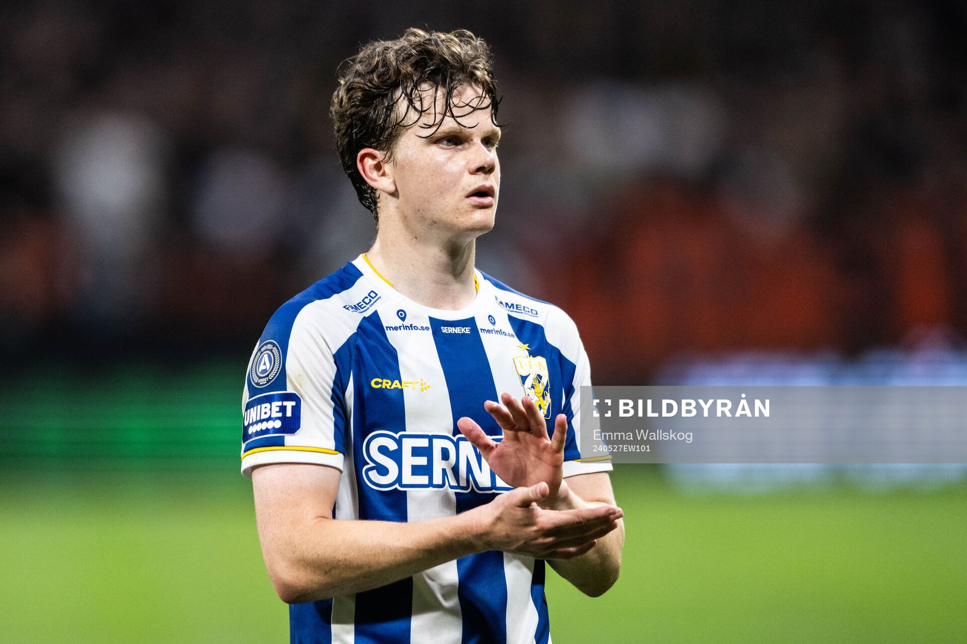 IFK Göteborgs Kolbeinn Thordarson deppar