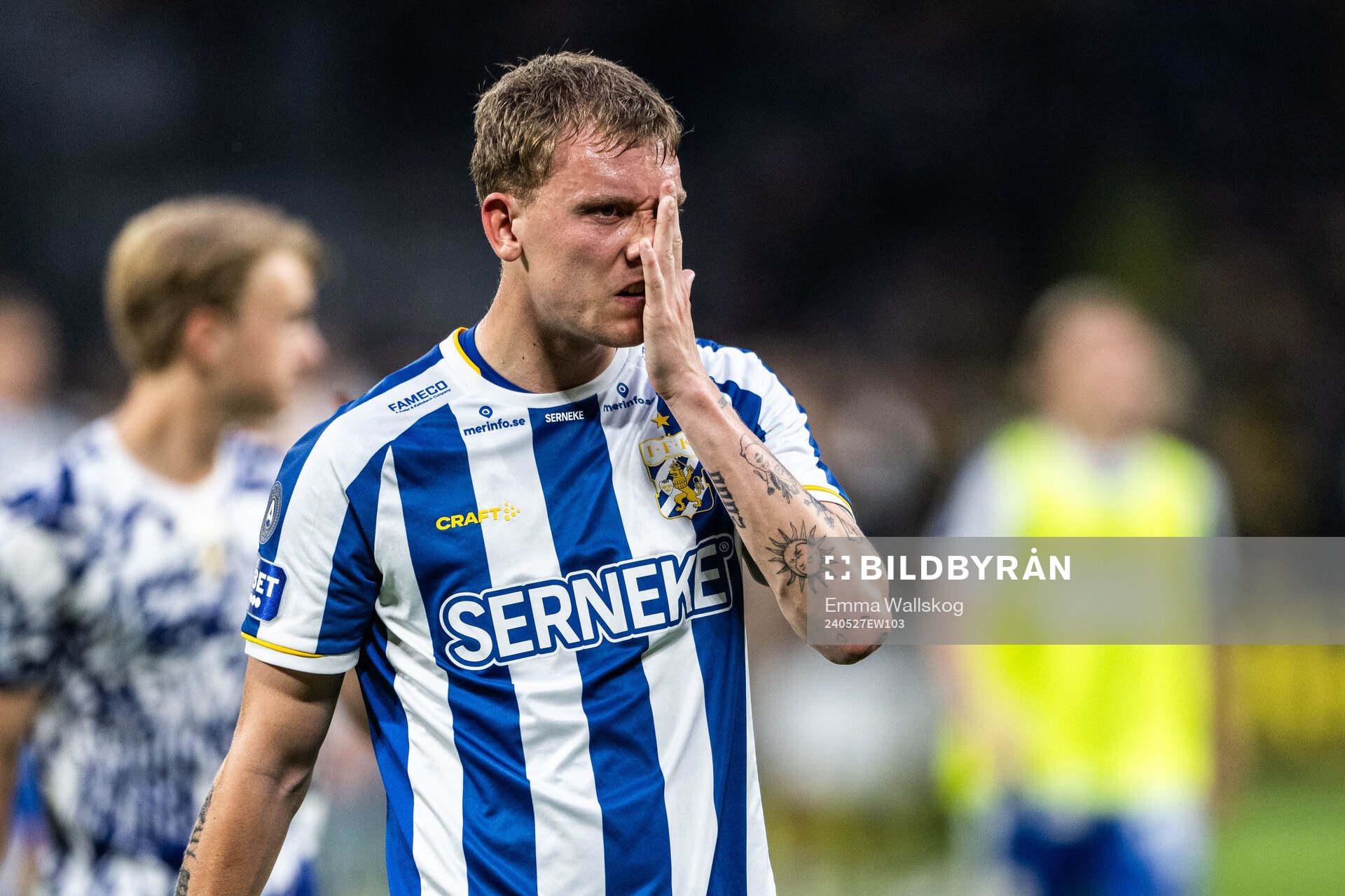 IFK Göteborgs Sebastian Hausner deppar
