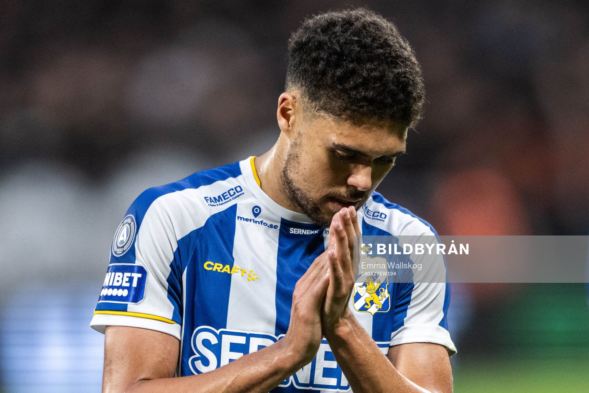 IFK Göteborgs Thomas Santos deppar