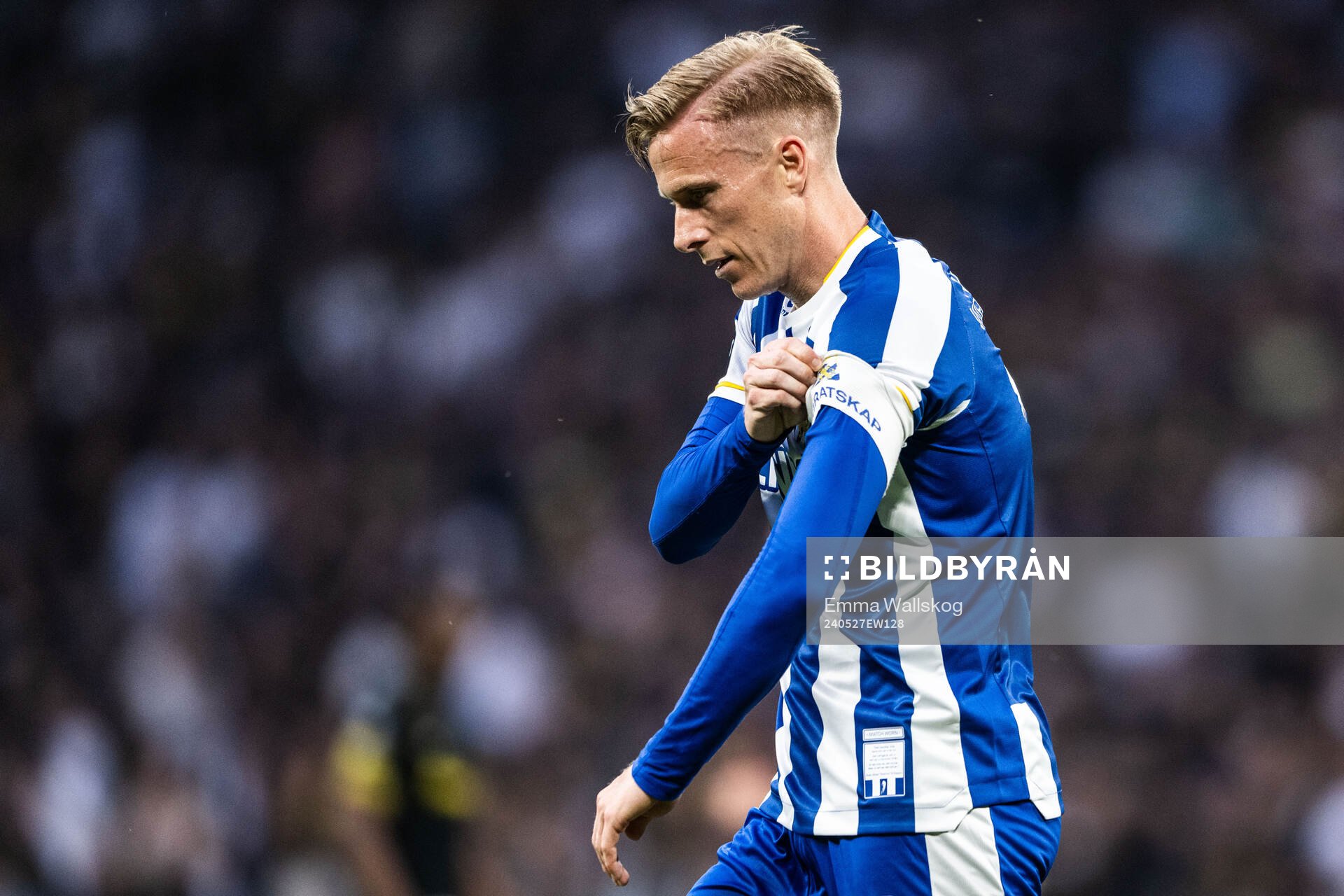 IFK Göteborgs Oscar Wendt nder fotbollsmatchen i