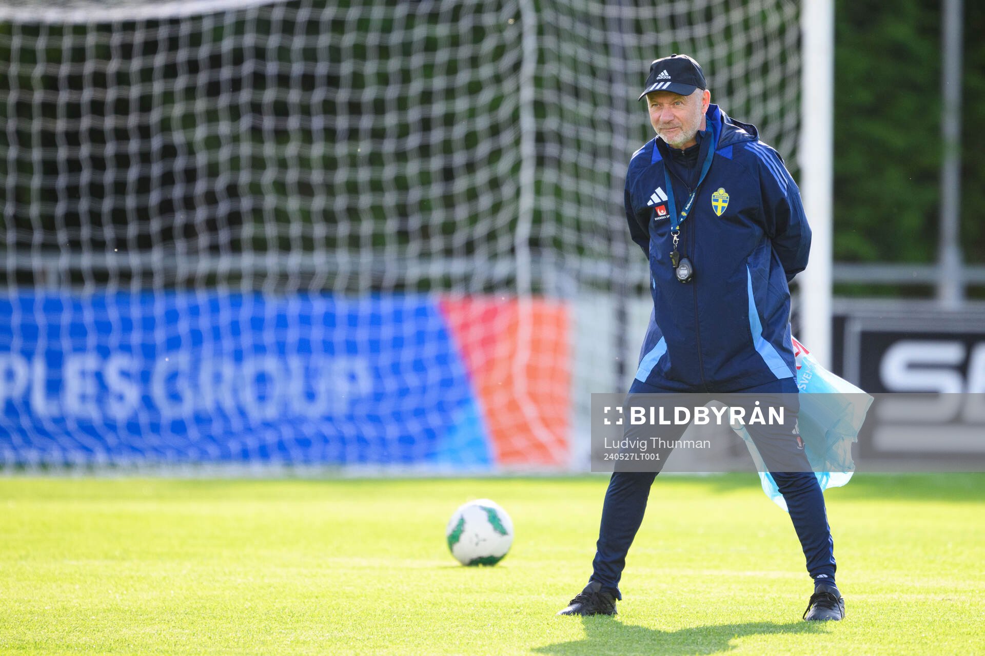 Head coach Peter Gerhardsson of Sweden of the Swedish