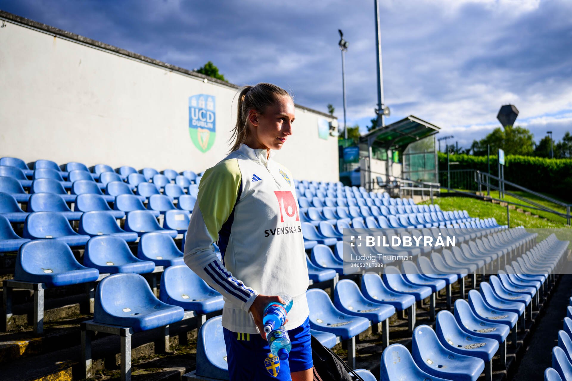 Ellen Wangerheim of Sweden at a training session the
