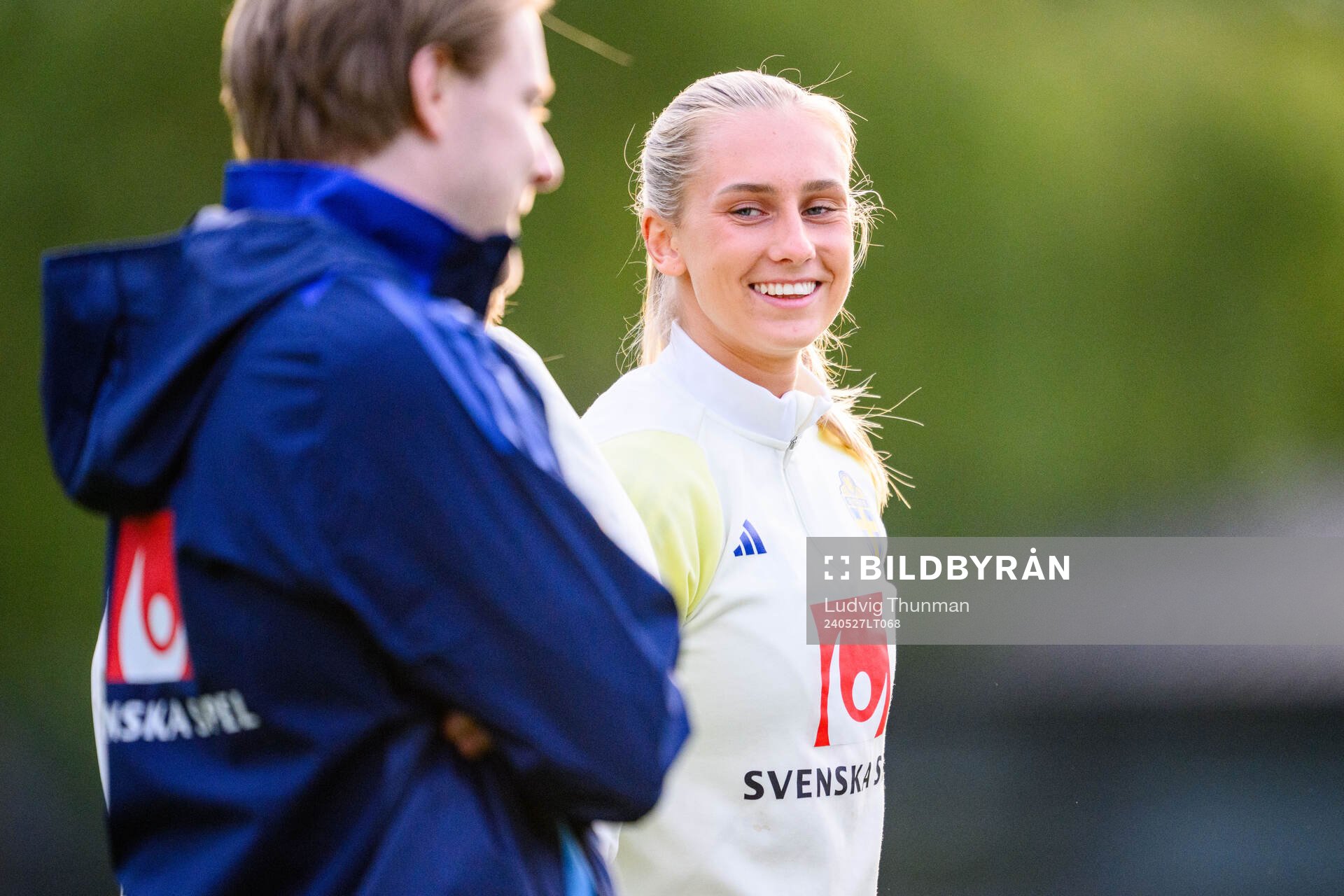 Ellen Wangerheim of Sweden at a training session the
