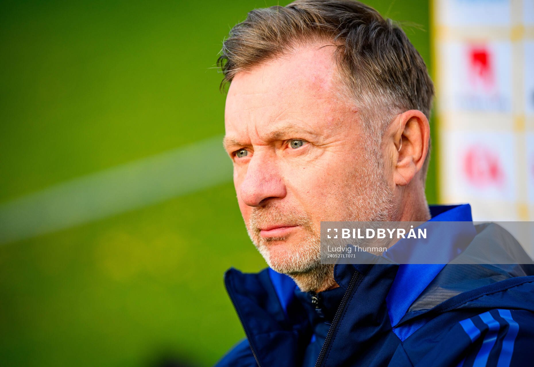 Head coach Peter Gerhardsson of Sweden at a training