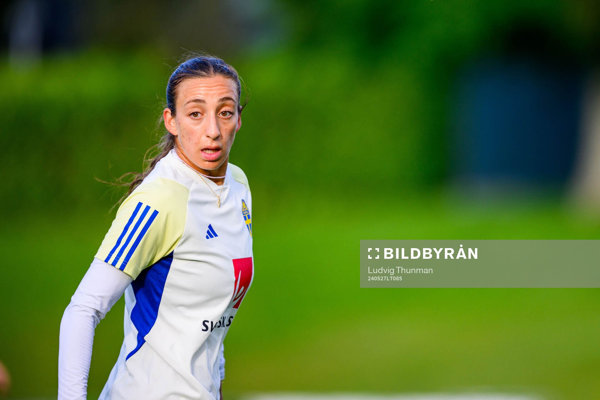 Rusul Rosa Kafaji of Sweden at a training session the