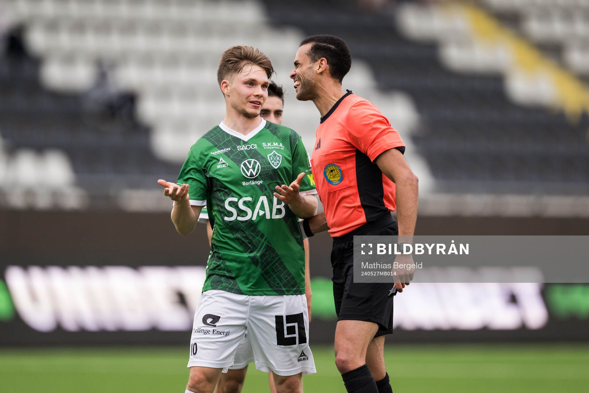 Brages Gustav Berggren och Domare Farouk Nehdi