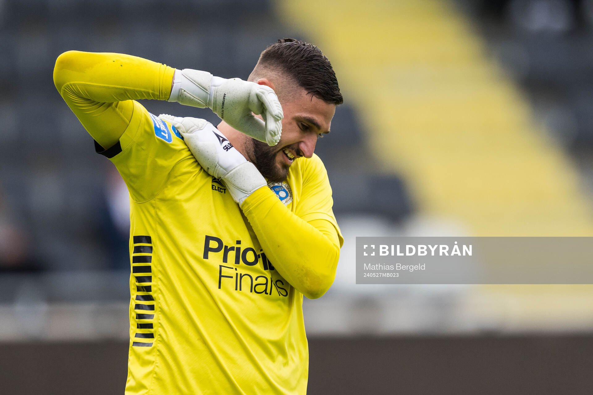 Utsiktens målvakt Elias Hadaya