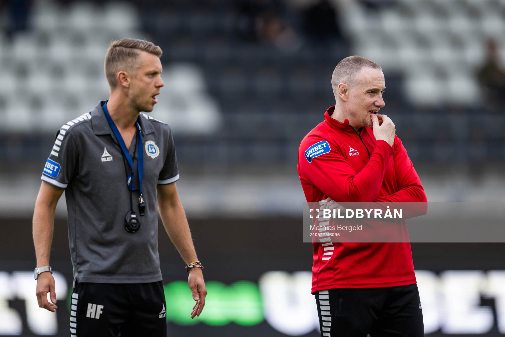 Utsiktens assisterande tränare Henrik Fridolvsson och