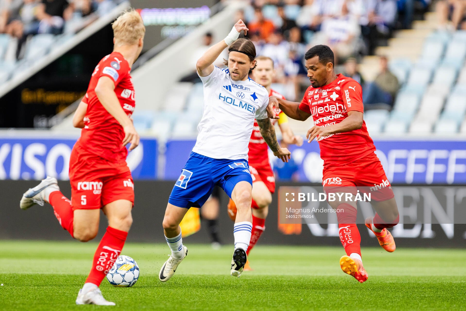 Värnamos Victor Larsson och Wenderson Oliveira do
